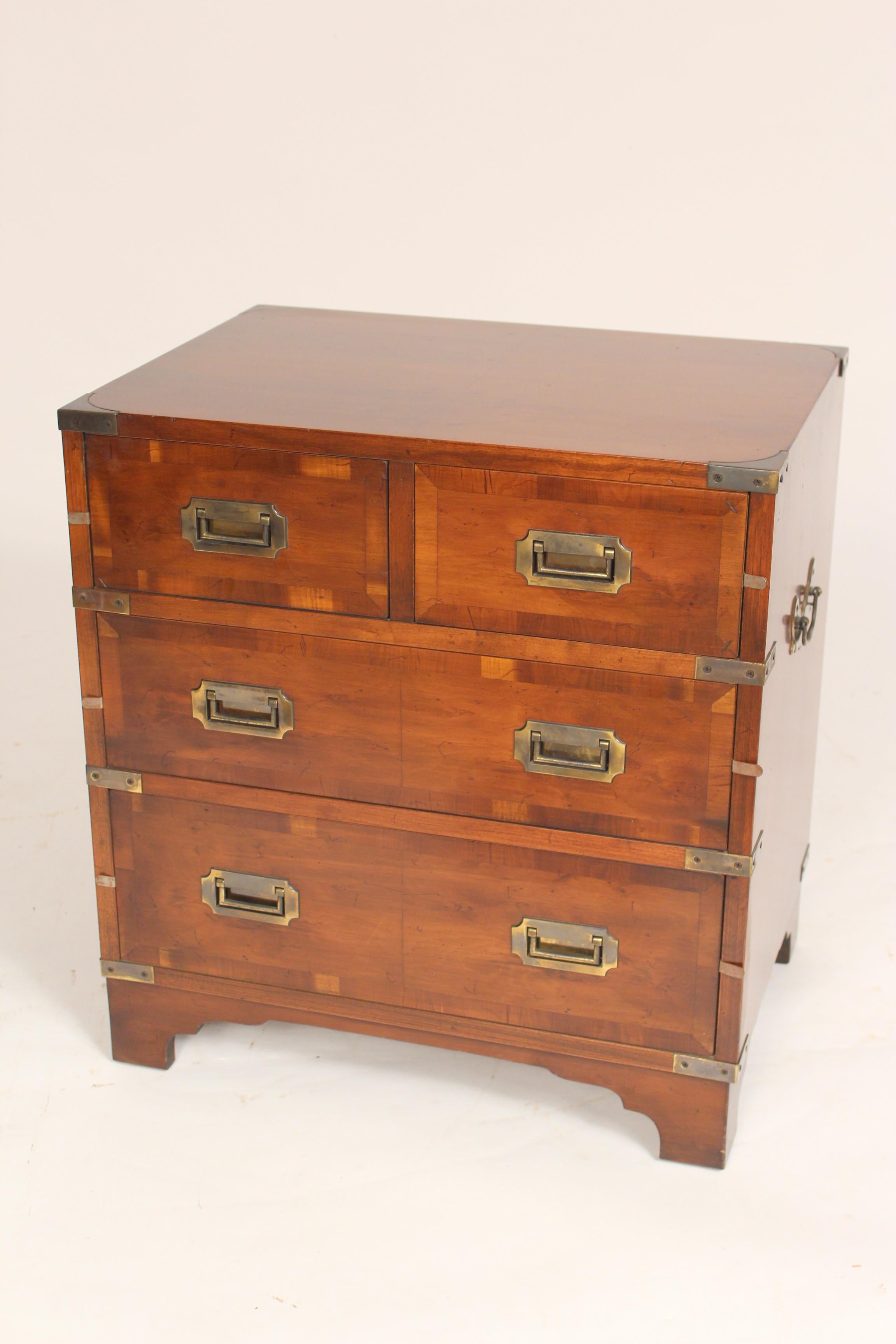 North American Campaign Style Occasional Chest Made by Hekman