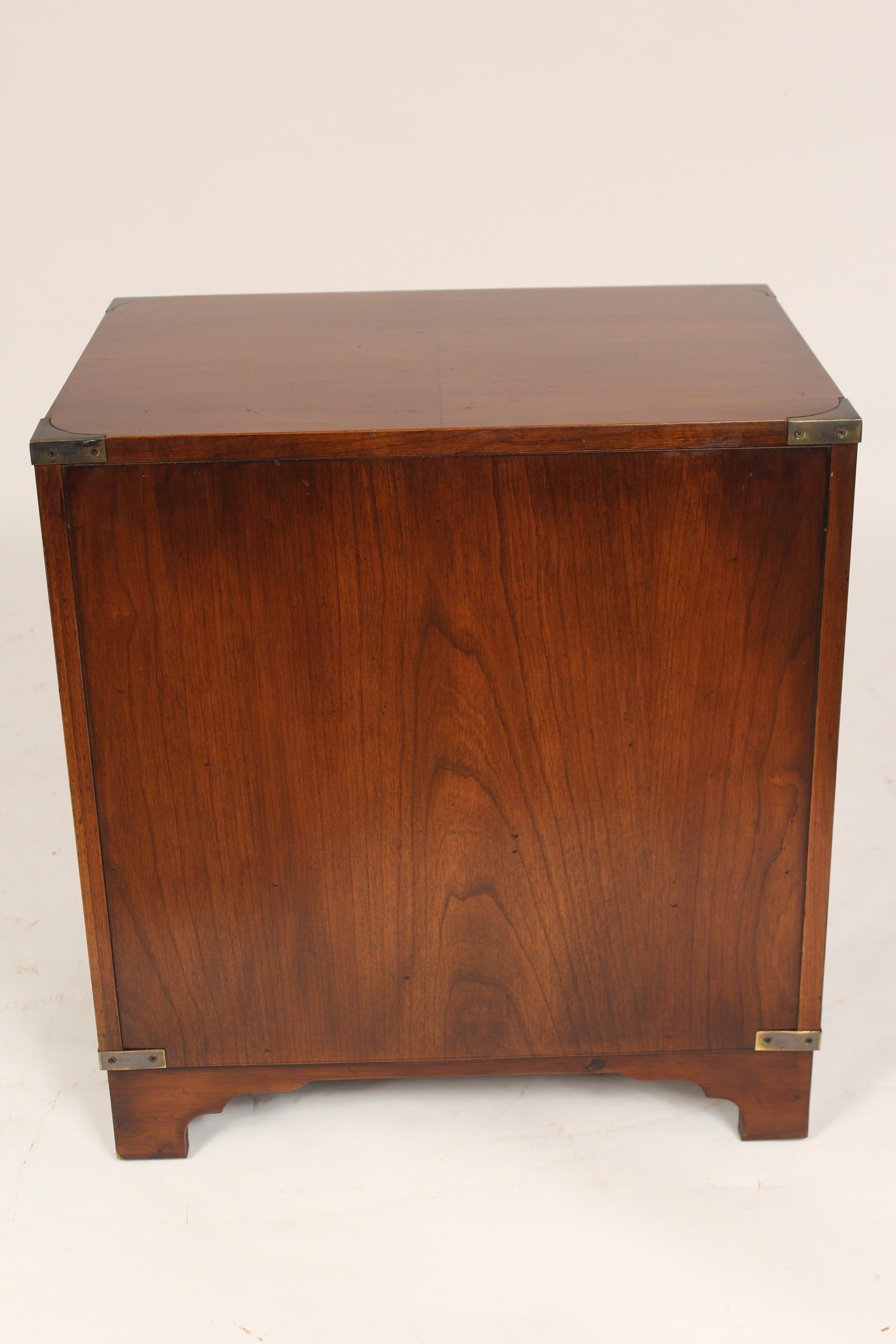 Late 20th Century Campaign Style Occasional Chest Made by Hekman