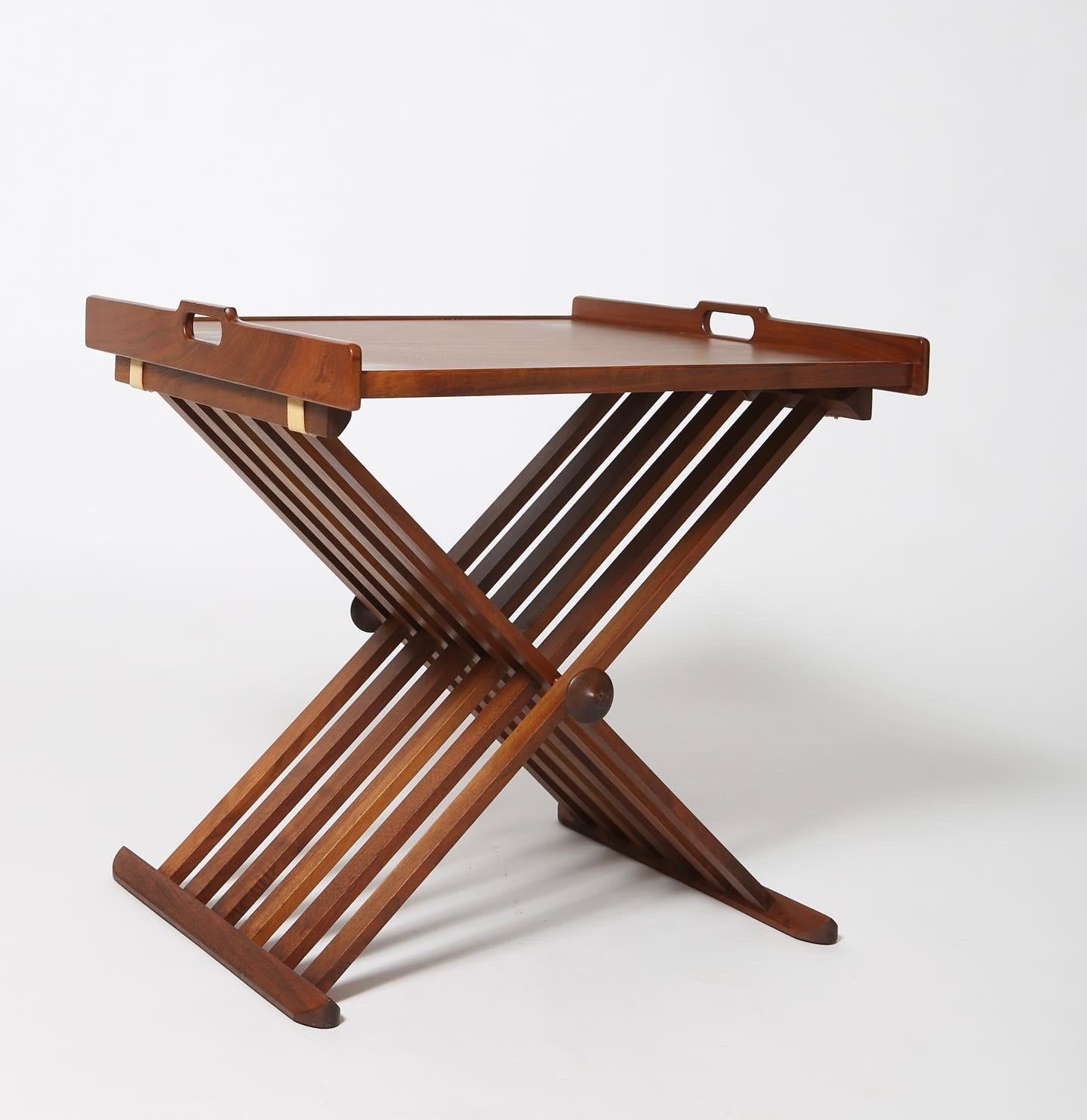 American Campaign-style tray table by Kipp Stewart