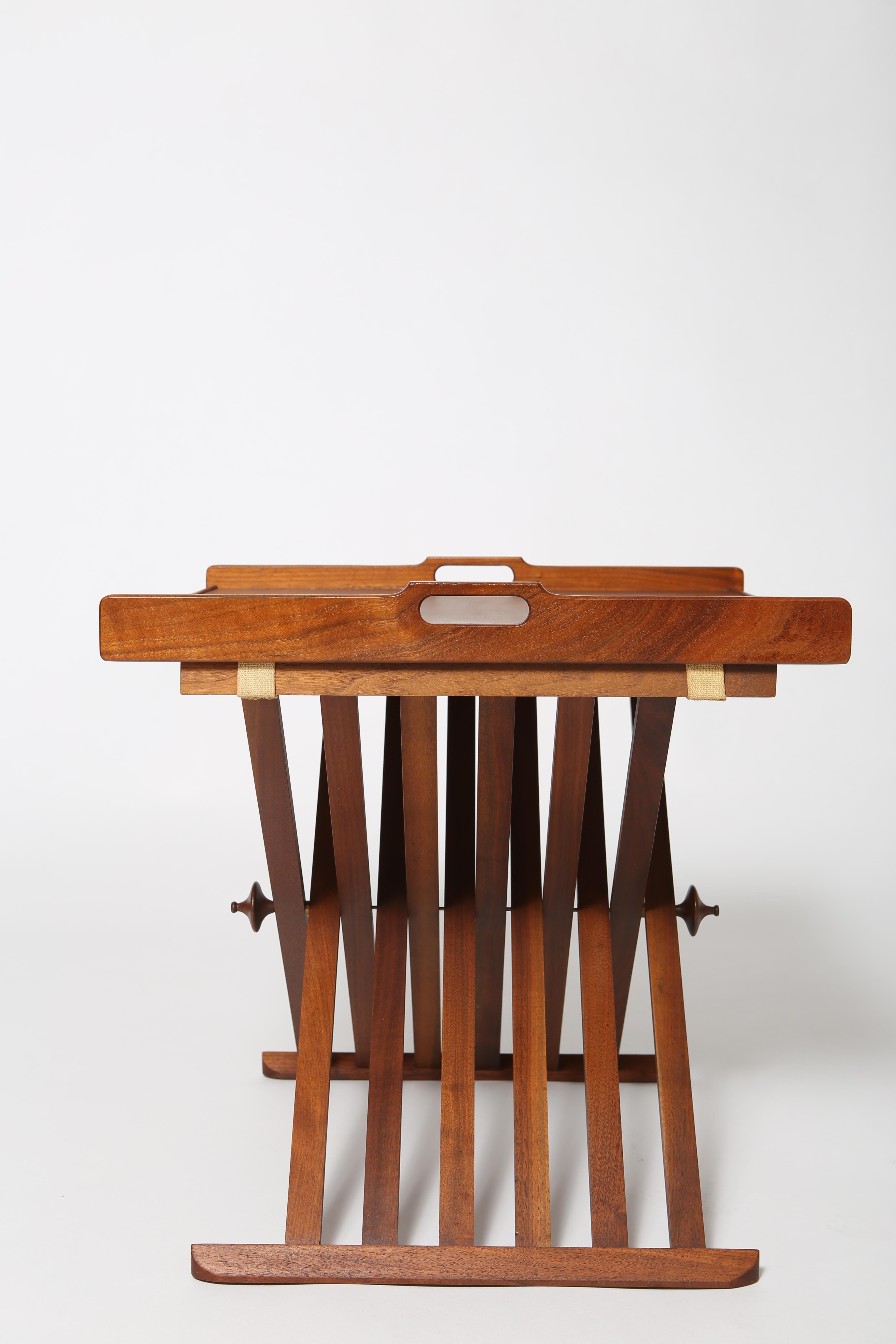 20th Century Campaign-style tray table by Kipp Stewart