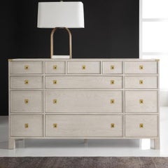 Campaign Style White Oak Dresser
