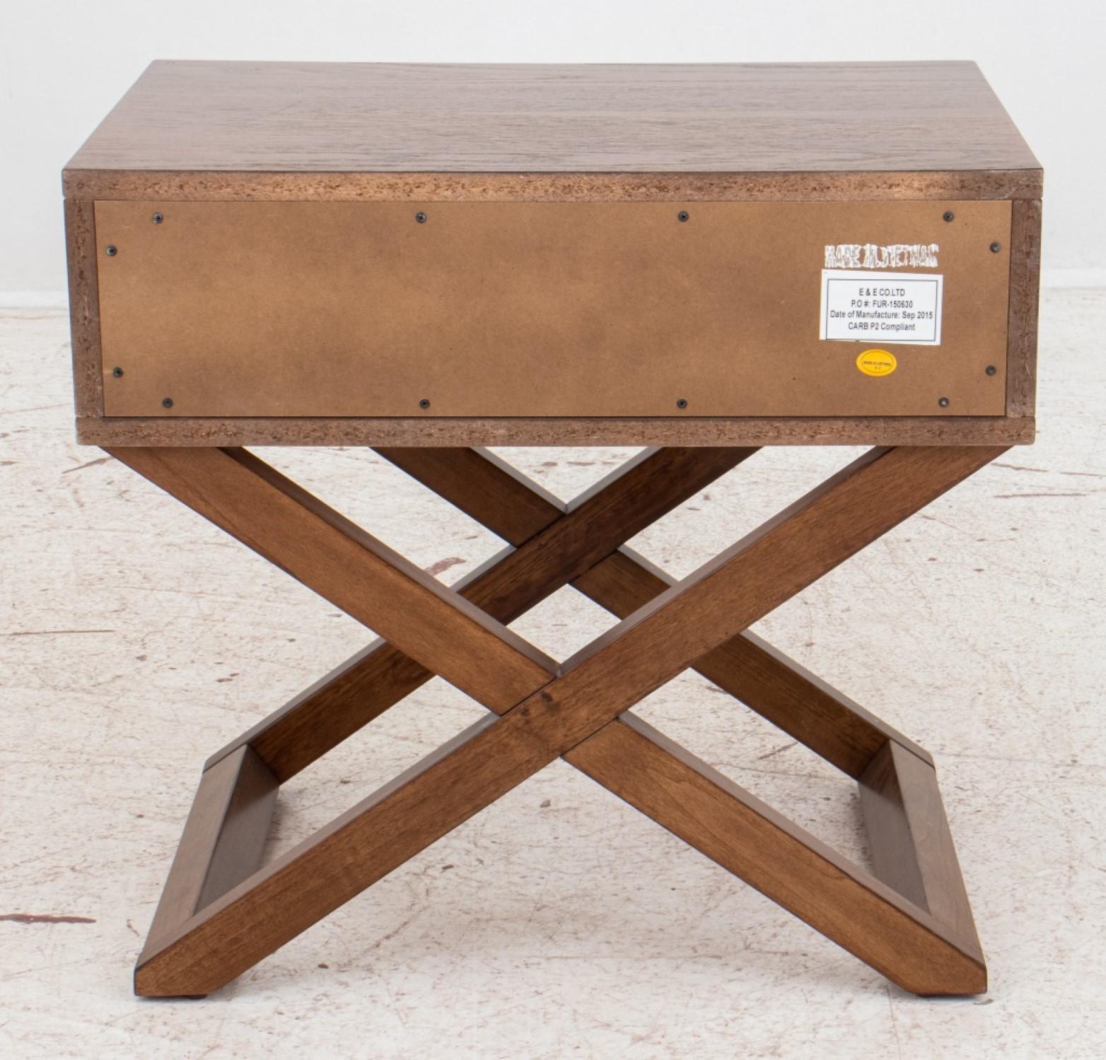 Vietnamese Campaign Style Wooden Nightstand For Sale