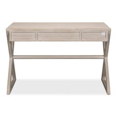 Scrivania Campaign X-Frame in grigio pietra