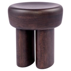 Campala Stool - Size S, Solid Wood Craftsmanship with Bold, Sculptural Design