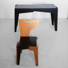 Campana Brothers Desk and Chair Assimetrica Collection