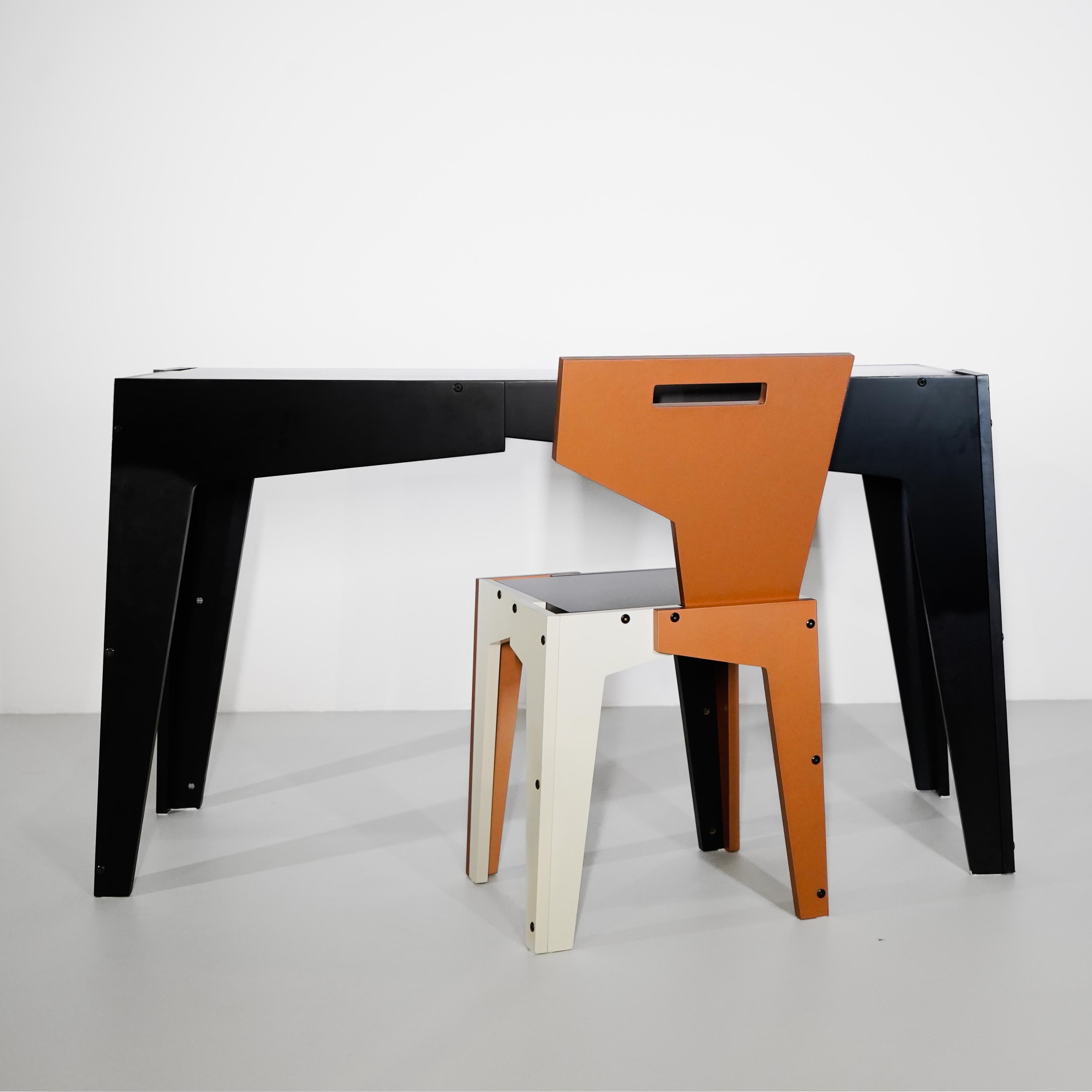 Modern Campana Brothers Desk and Chair Assimetrica Collection  For Sale