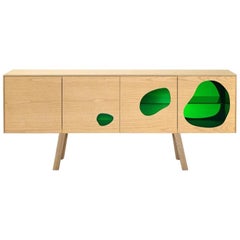 Prototype de buffet Campana Brothers rare Aquario II en verre et bois par BD