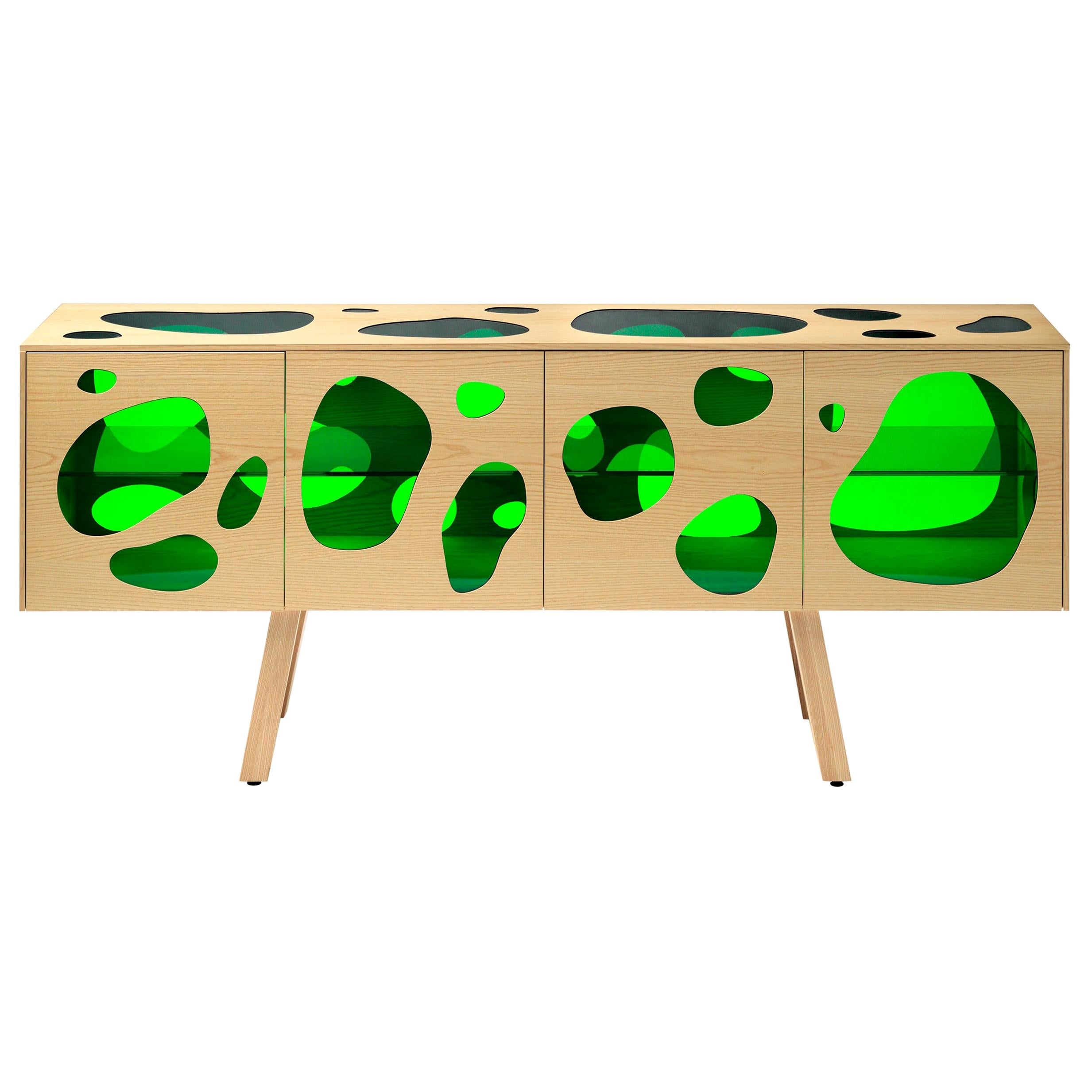 Campana Brothers Sideboard Aquario Glass and Wood by BD