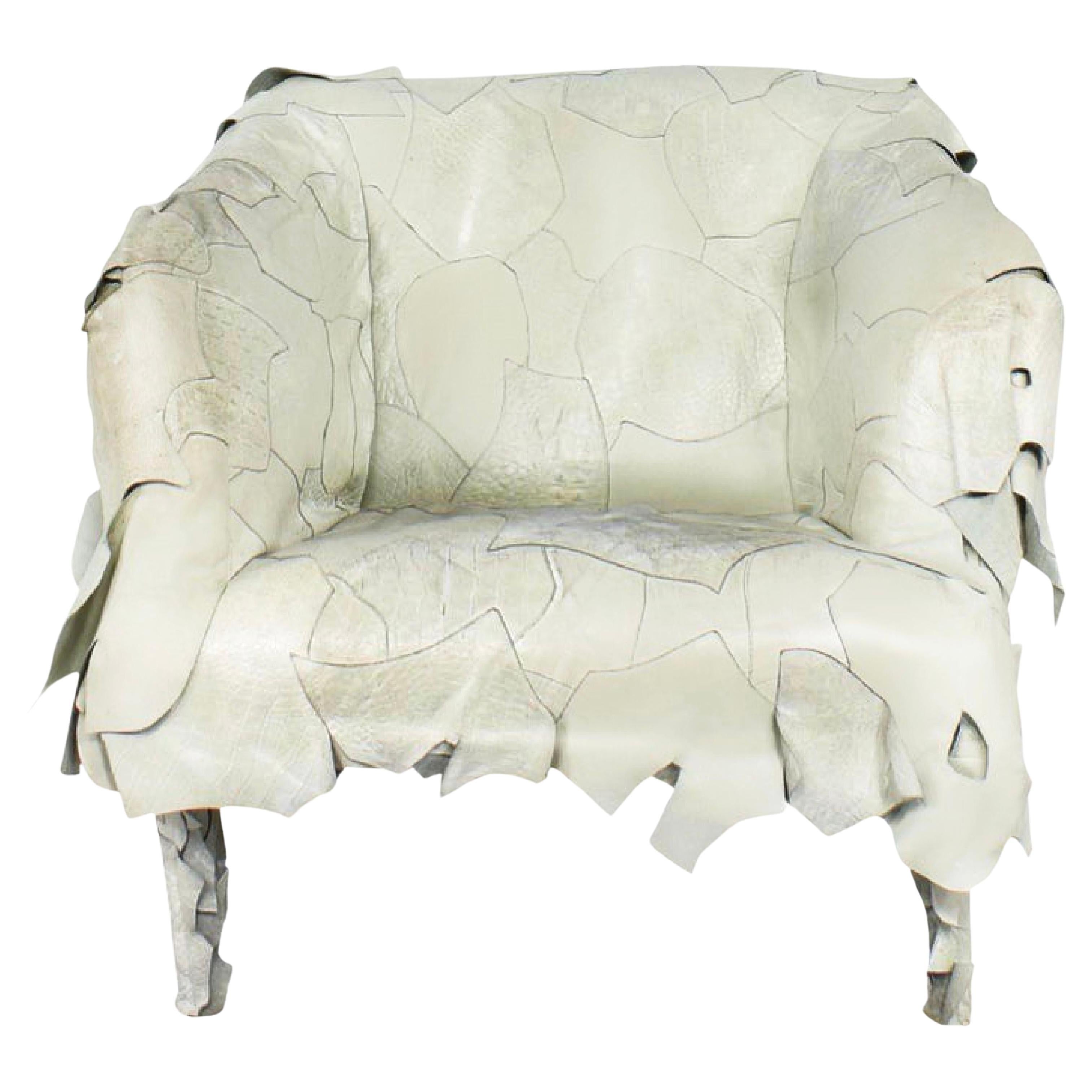Campana Brothers White Barbarian Collection Armchair, Signed, Dated, 2007, Italy