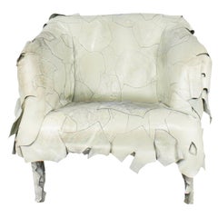 Campana Brothers White Barbarian Collection Armchair, Signed, Dated, 2007, Italy