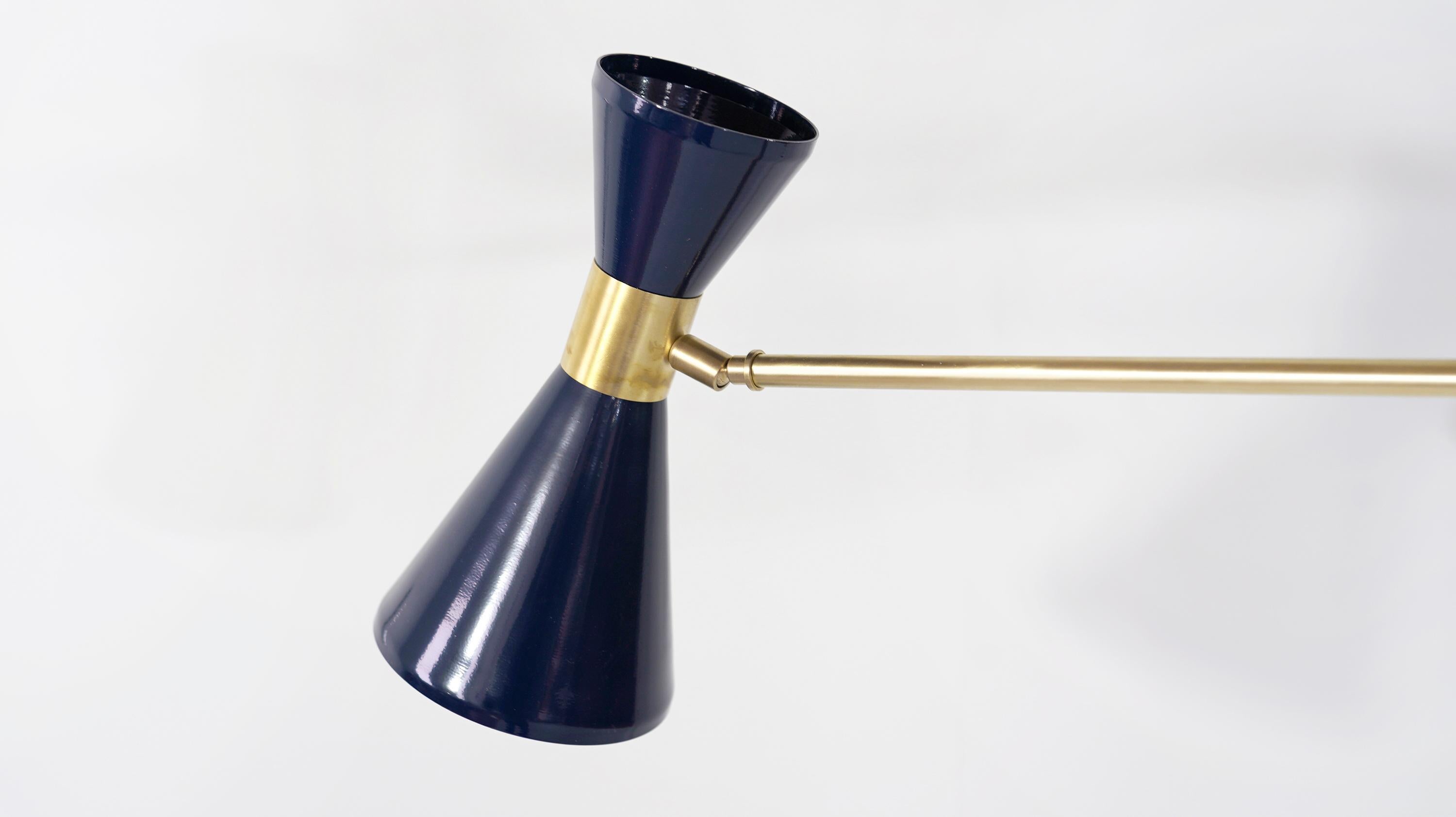 Ottone Lampadario ovale Campana in vendita