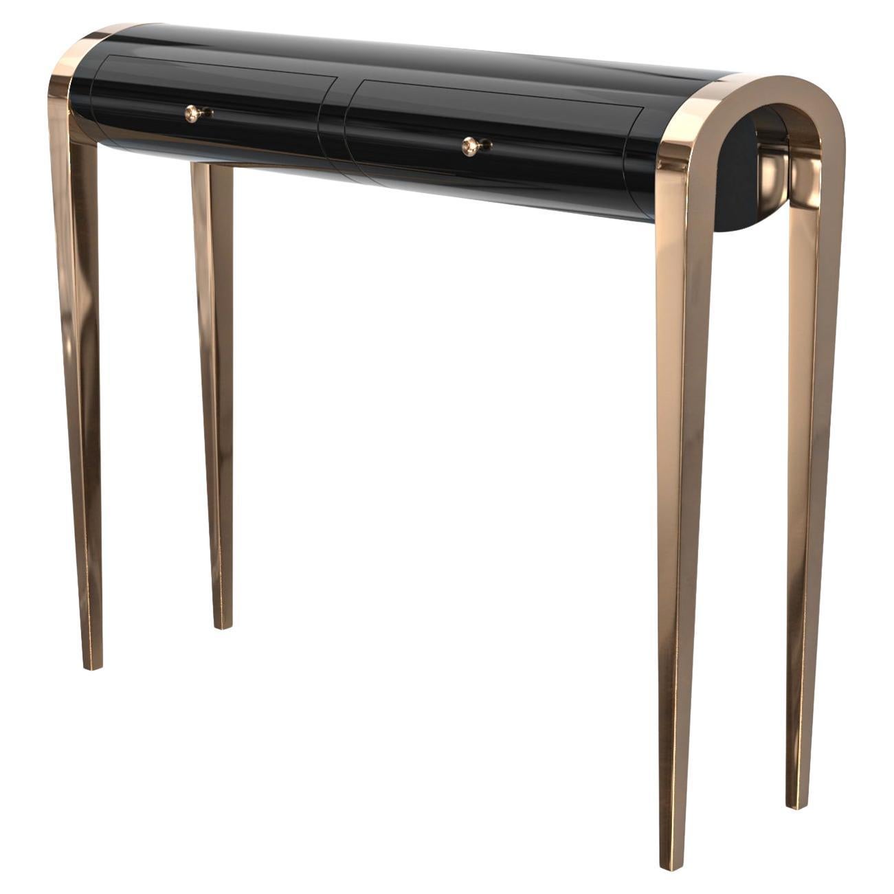 Credenza e console "Campana" con bronzo, Istanbul