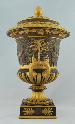 Campana Vase, Gilt and Bronzed, Wedgwood, 1880