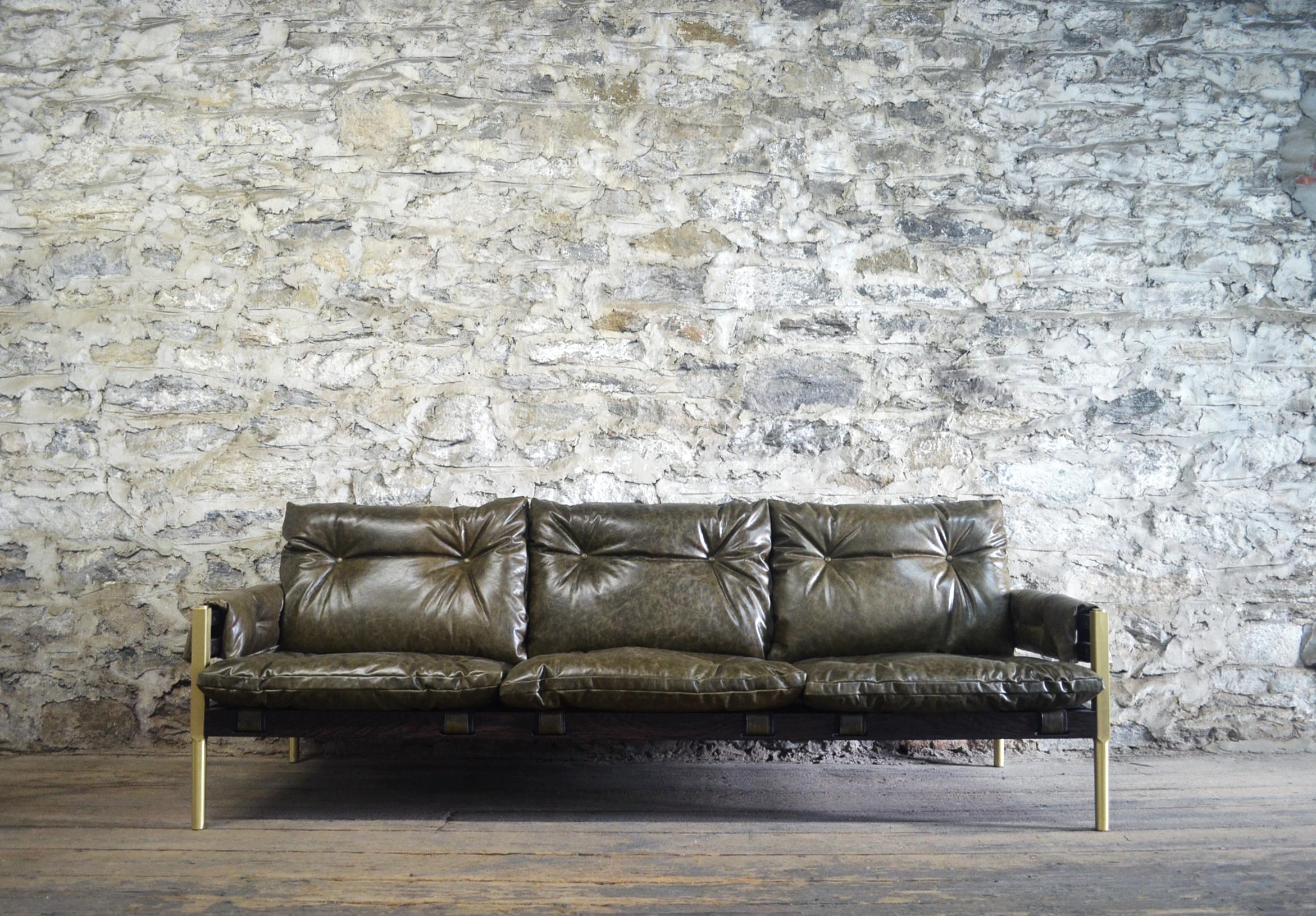 brass couch