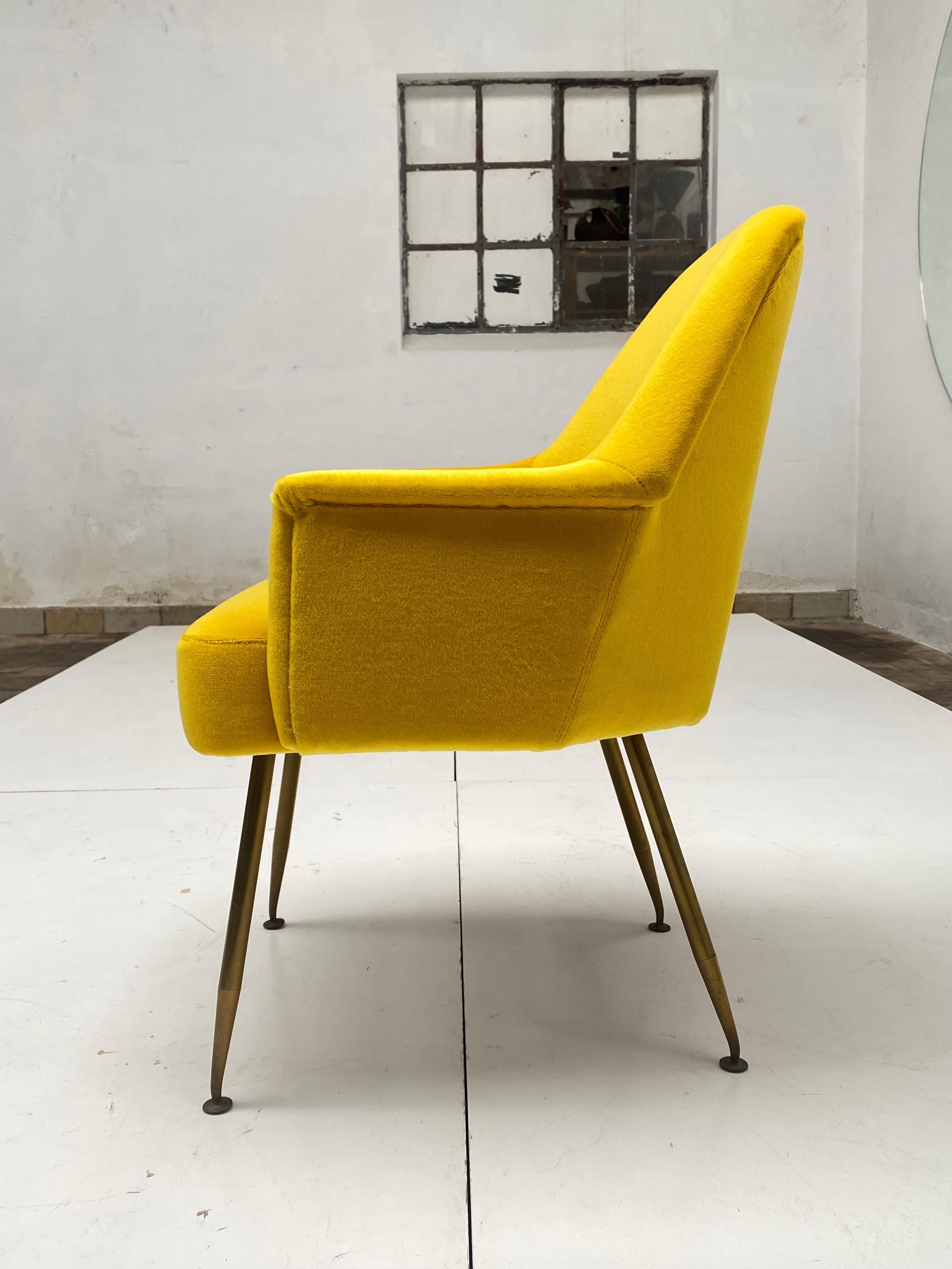 Mid-20th Century Campanula Arm Chair by Pagani Partner of Gio Ponti & Lina Bo Bardi, 1952, Arflex For Sale