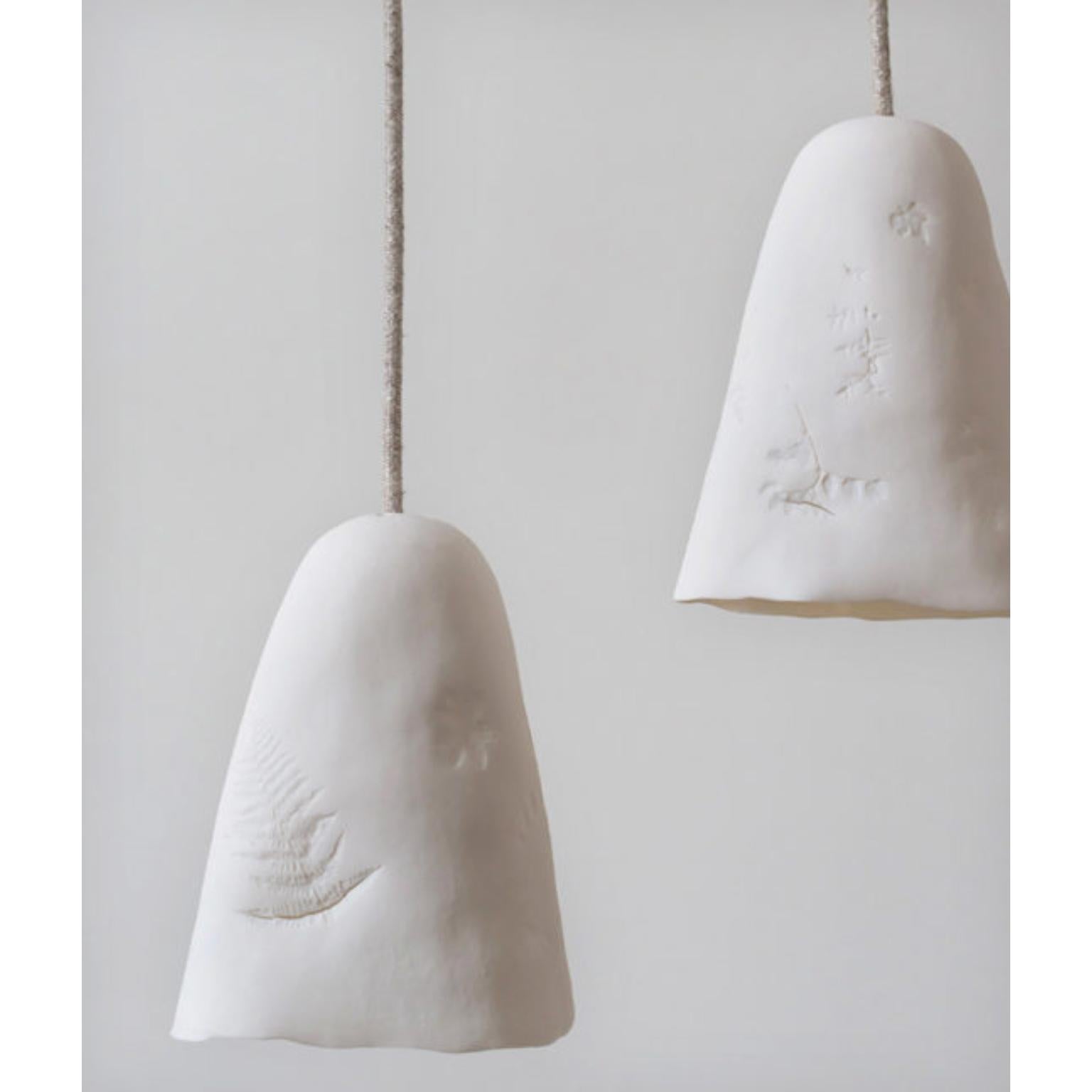 Other Campanula Pendant Lamp in Porcelain by Frau Caze For Sale