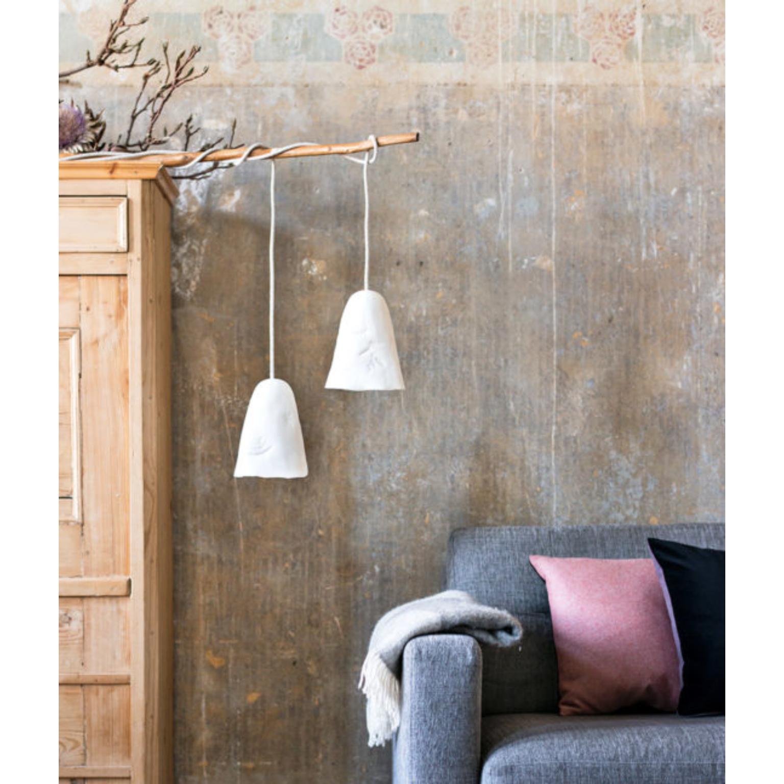 Campanula Pendant Lamp in Porcelain by Frau Caze For Sale 1