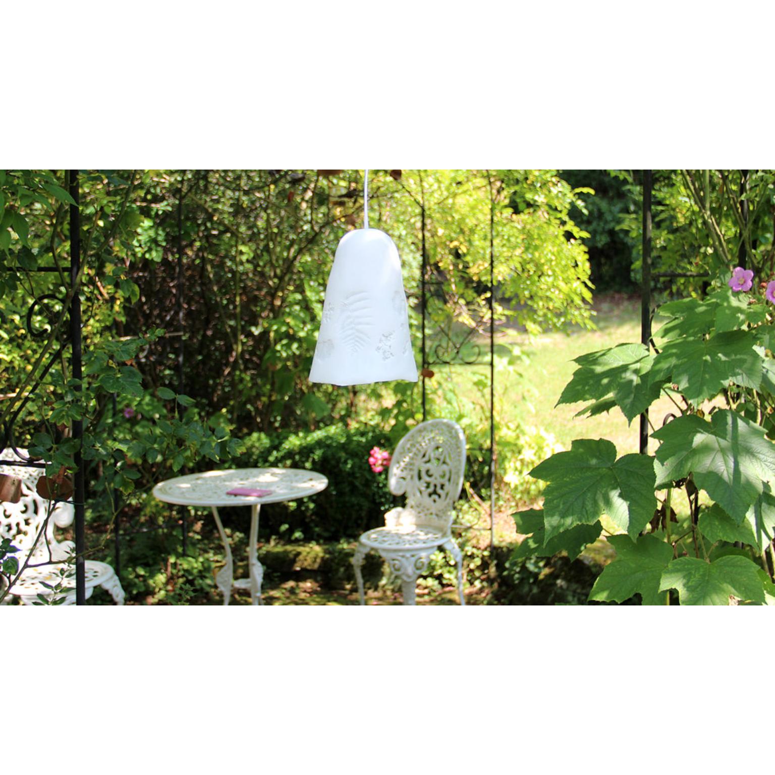Campanula Pendant Lamp in Porcelain by Frau Caze For Sale 2