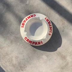 Campari Porcelain Ashtray by Moulin des Loups, 1960s