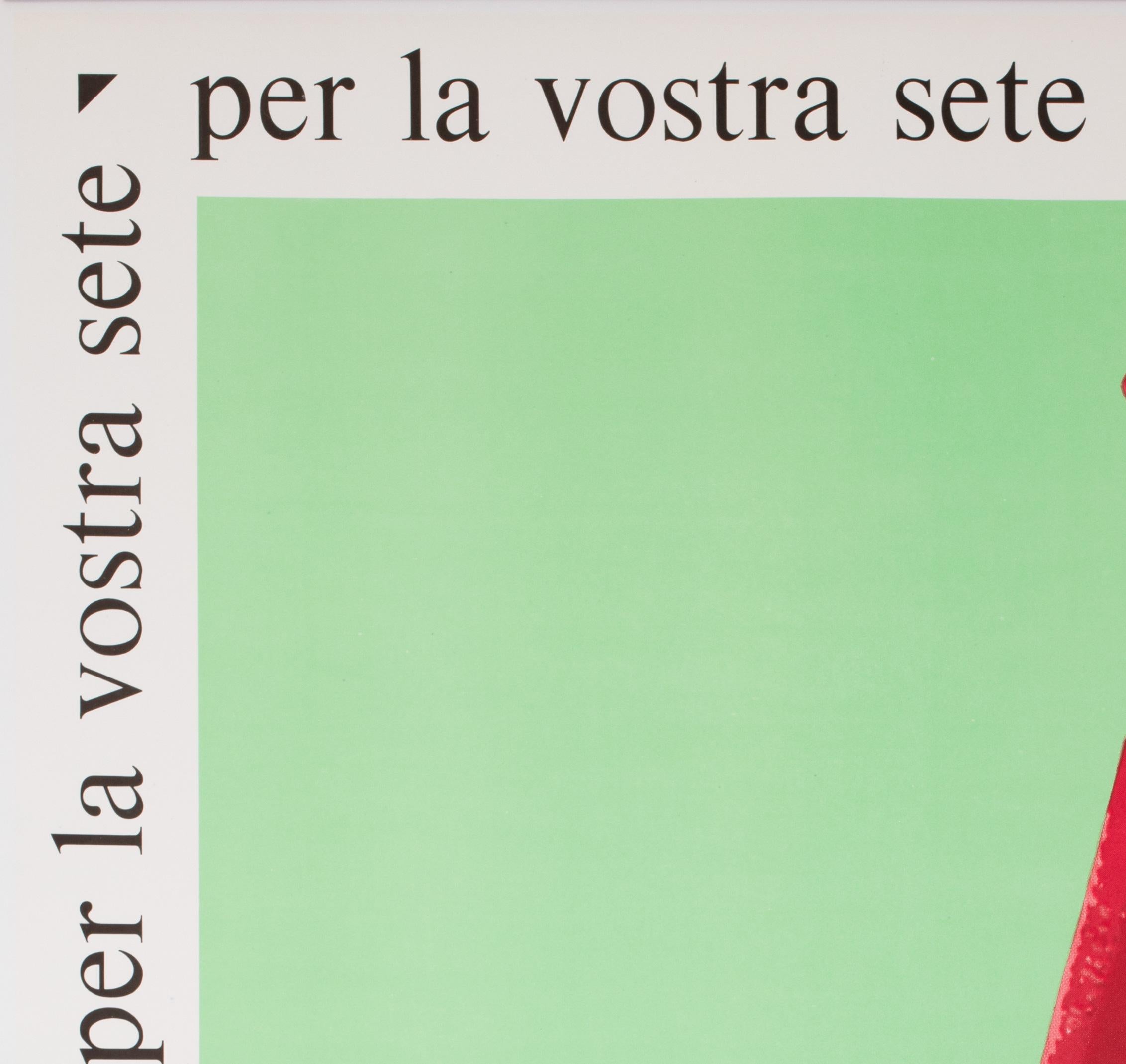 Italiano CAMPARI SODA 1968  Pubblicità di bevande alcoliche in Italia  Poster, FRANZ MARANGOLO in vendita