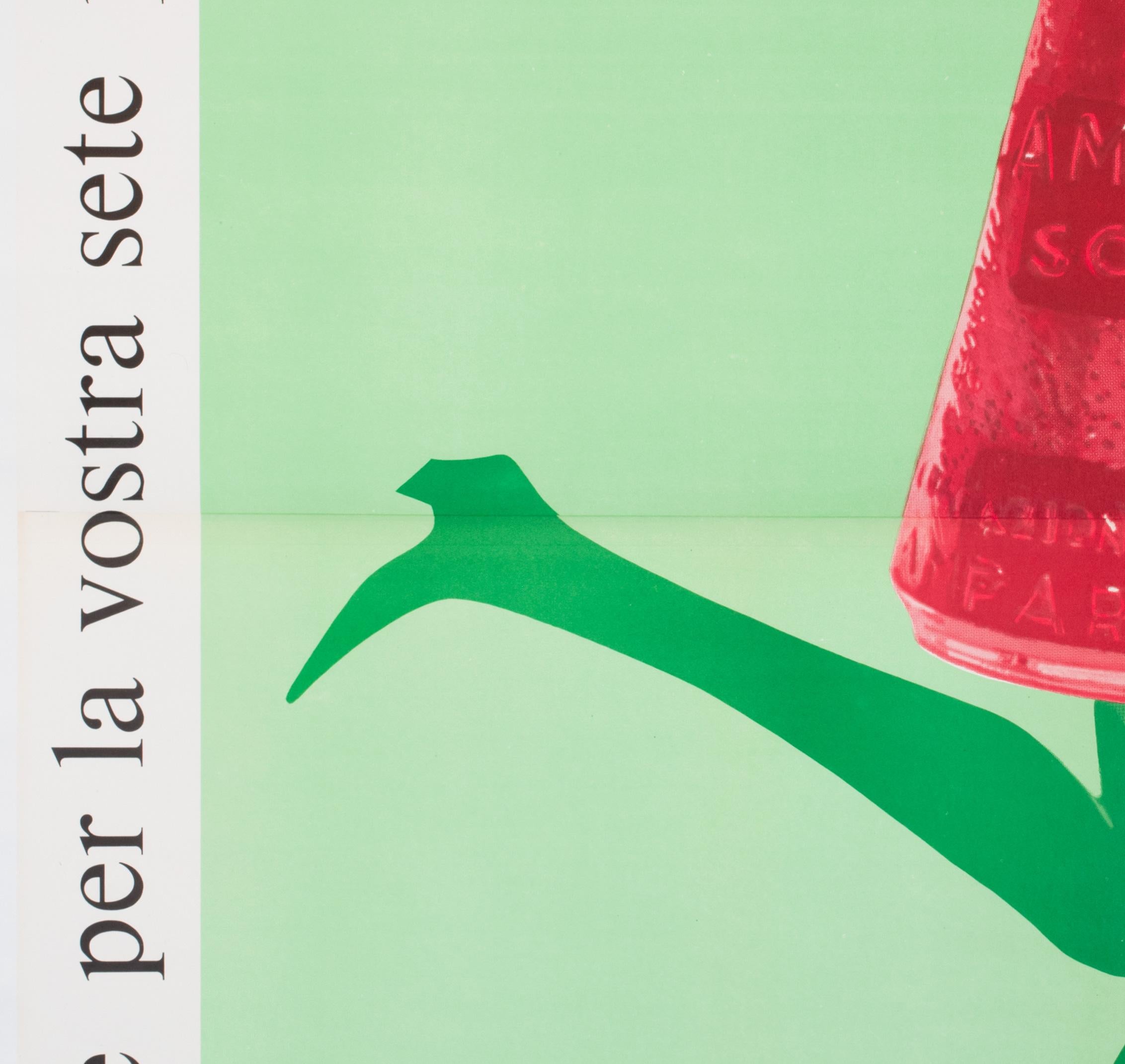 XX secolo CAMPARI SODA 1968  Pubblicità di bevande alcoliche in Italia  Poster, FRANZ MARANGOLO in vendita