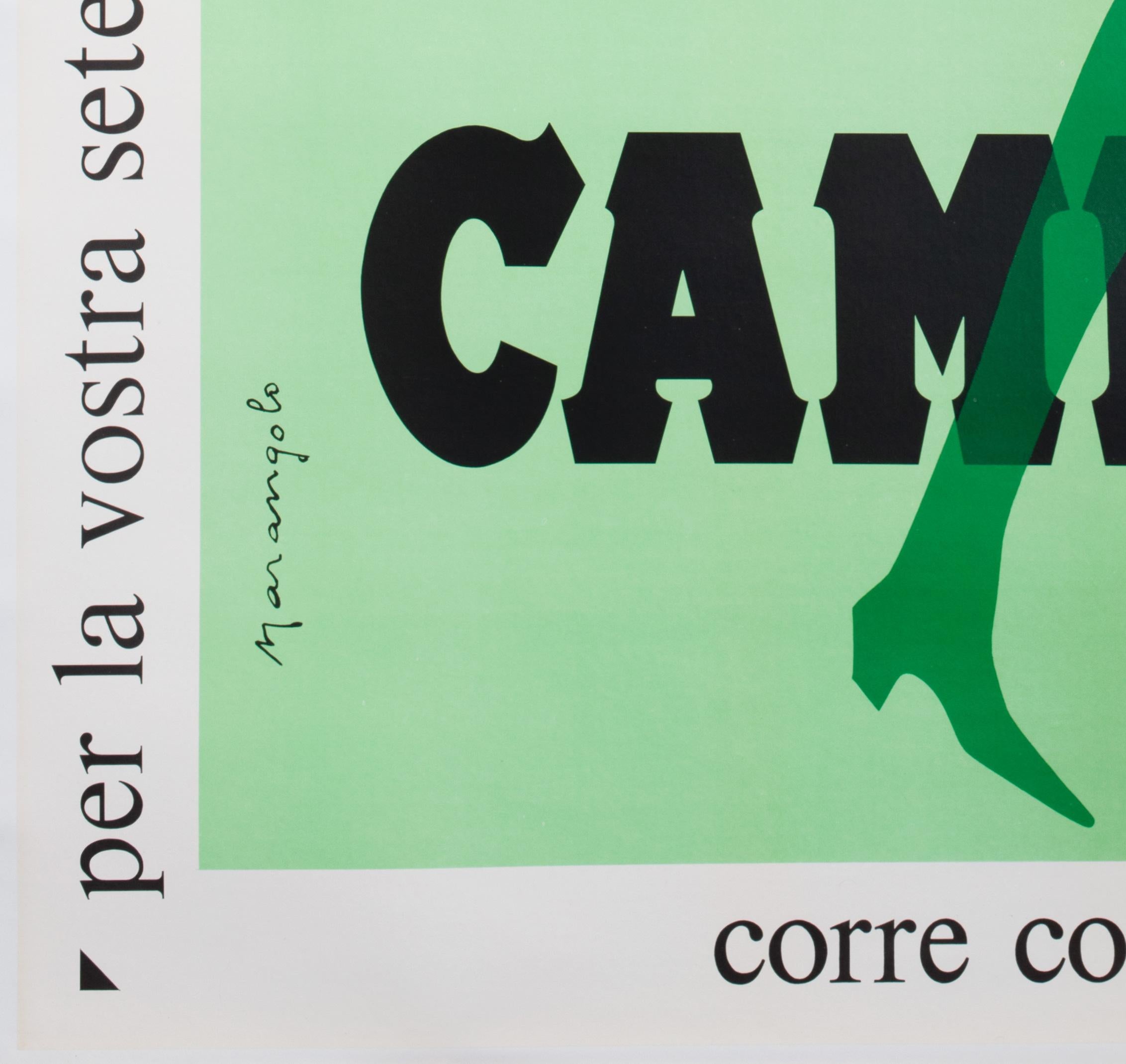 CAMPARI SODA 1968  Pubblicità di bevande alcoliche in Italia  Poster, FRANZ MARANGOLO in vendita 1