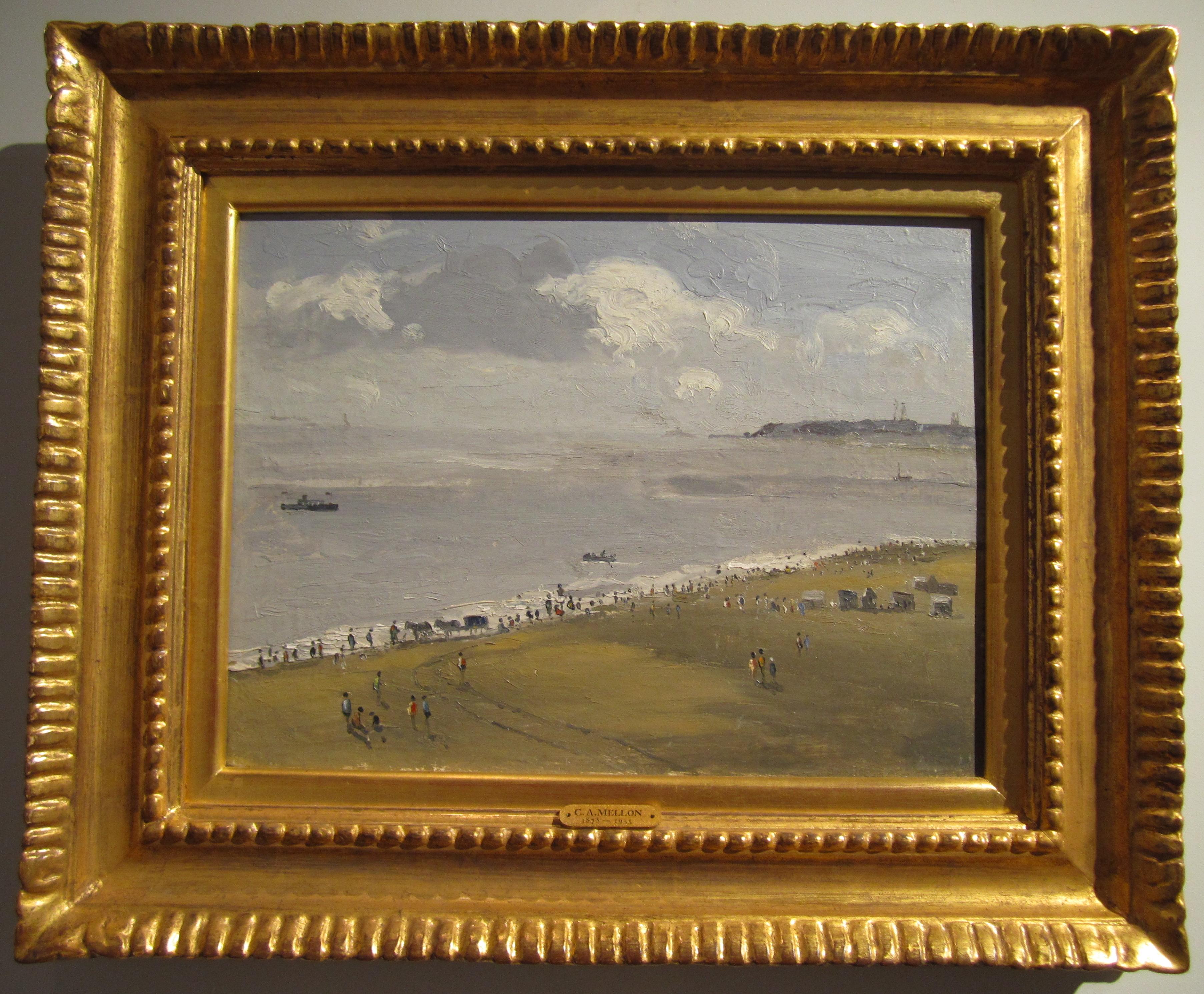 Trafford Partridge Klots Boats on the Shore in Brittany, Oil Painting