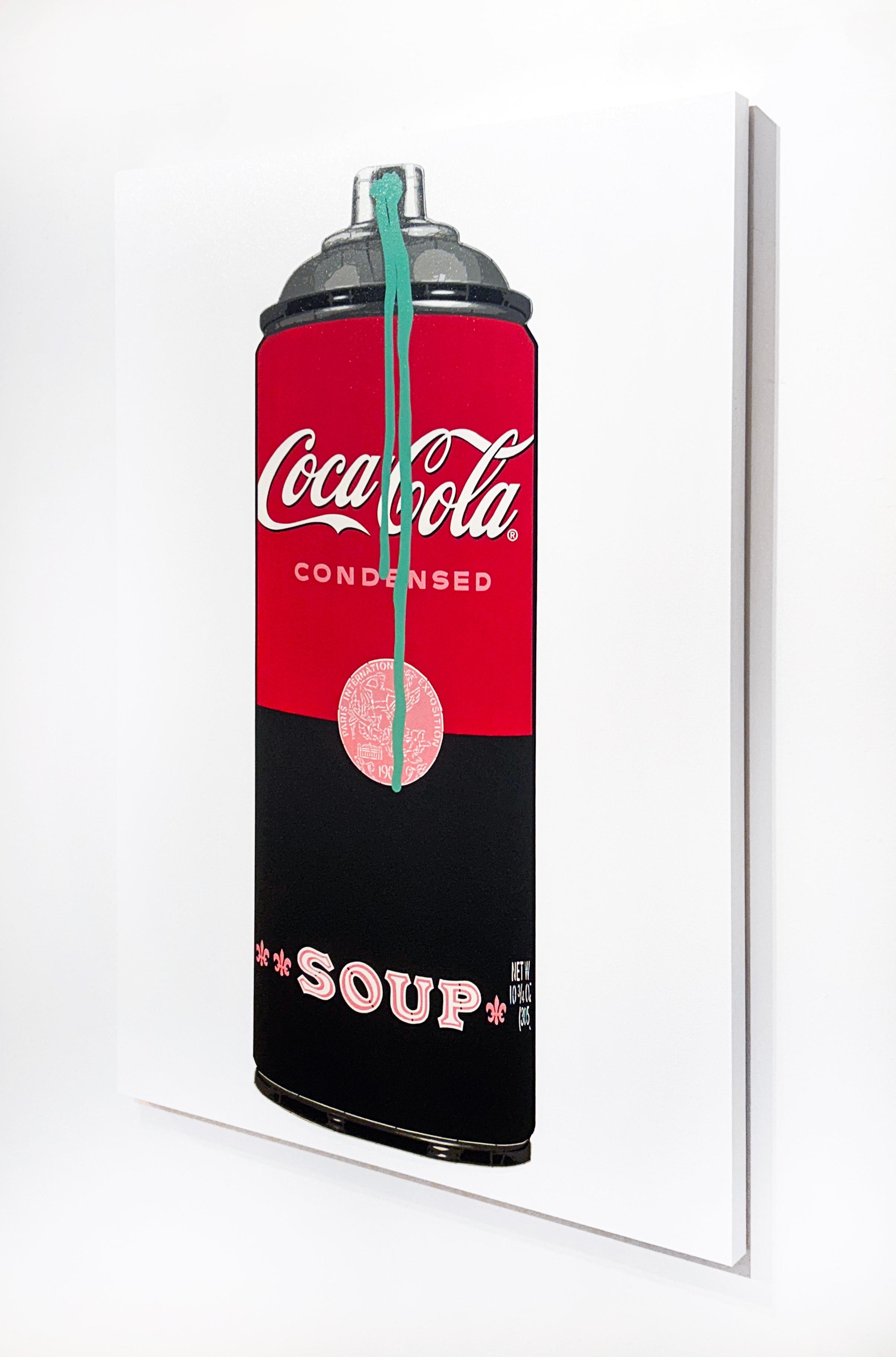 Artist:  La Pun, Campbell
Title:  Coca-Soup Popsicle Crave
Date:  2025
Medium:  Aerosol on Panel
Unframed Dimensions:  40.5