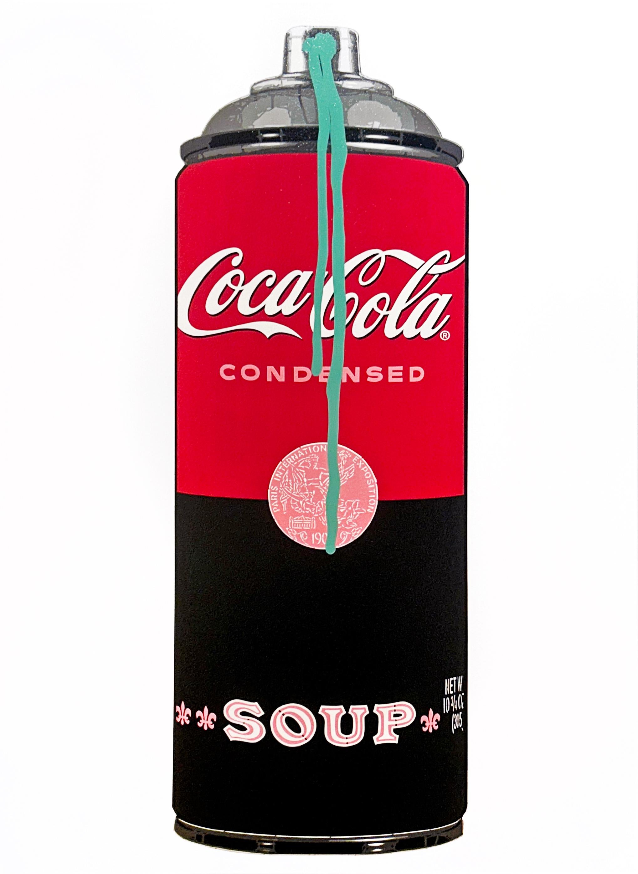 Campbell La Pun "Coca-Soup Popsicle Crave" - Painting de Campbell la Pun