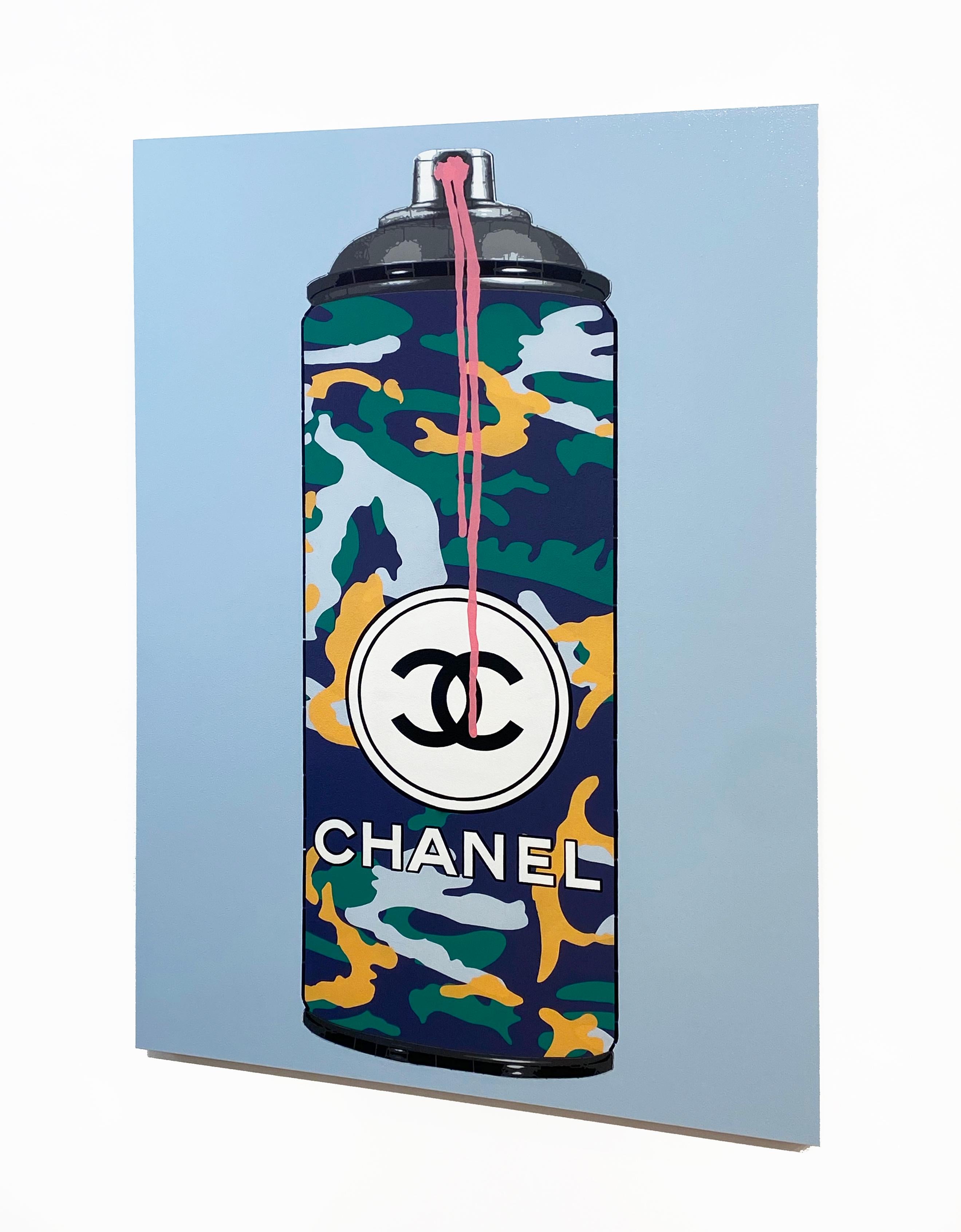 Artist:  La Pun, Campbell
Title:  Chanel Night
Series:  Chanel
Date:  2018
Medium:  Aerosol on panel
Unframed Dimensions:  40.5