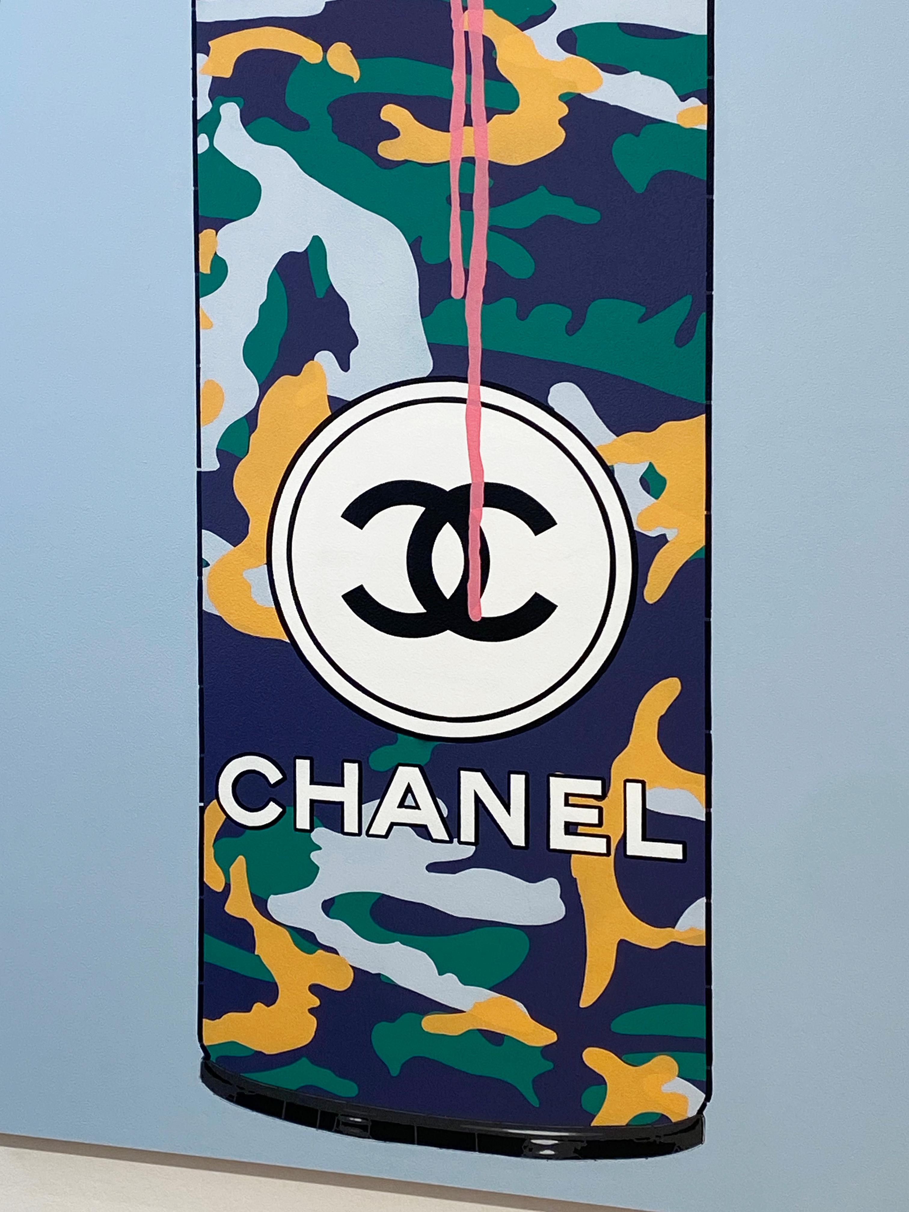 Artist:  La Pun, Campbell
Title:  Chanel Night
Series:  Chanel
Date:  2018
Medium:  Aerosol on panel
Unframed Dimensions:  40.5