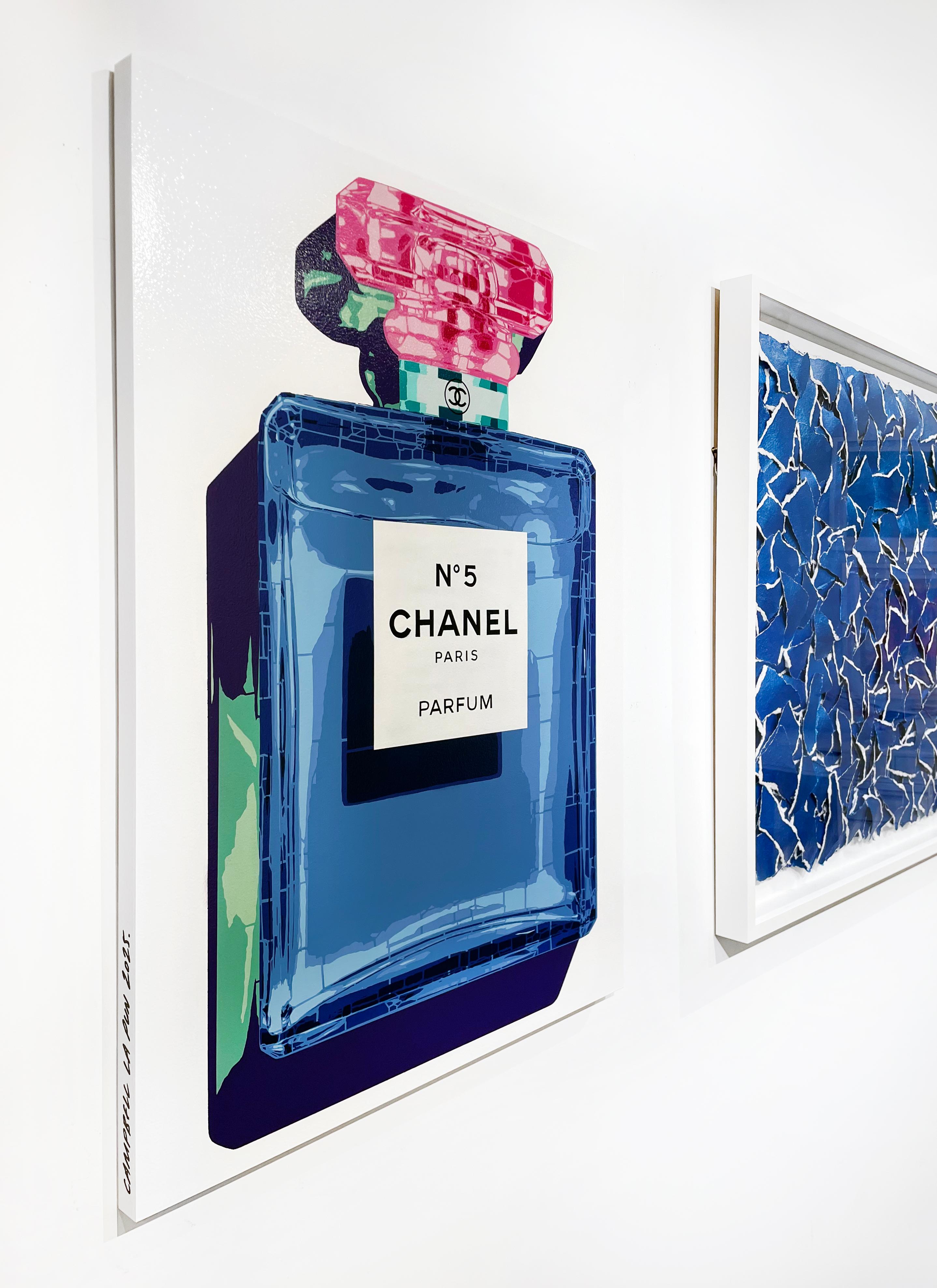 Artist:  La Pun, Campbell
Title:  Chanel No. 5 - Luxe
Date:  2025
Medium:  Aerosol on Panel
Unframed Dimensions:  40.5
