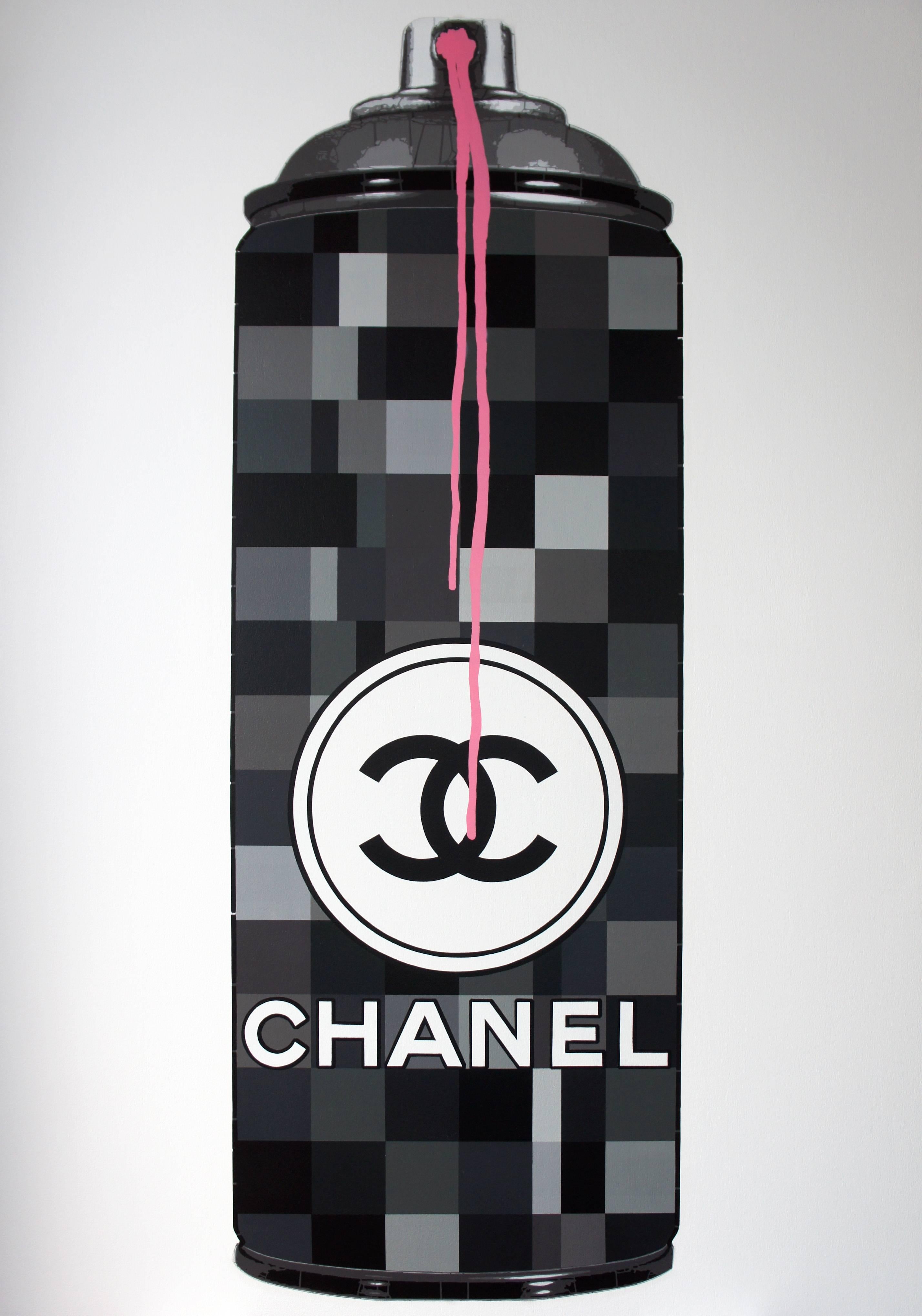 Chanel Radio - Painting by Campbell la Pun