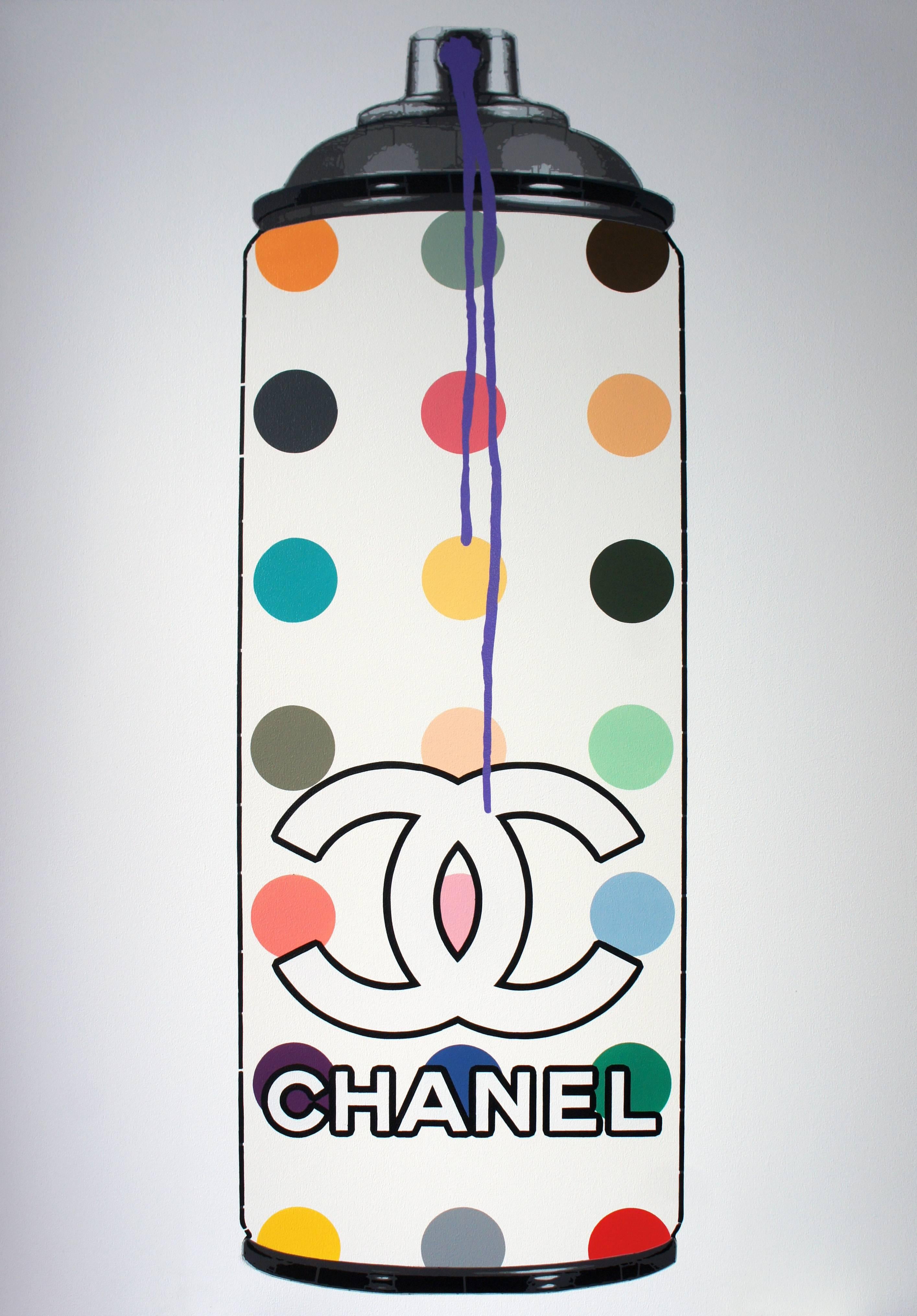 Chanel Spot - Painting by Campbell la Pun