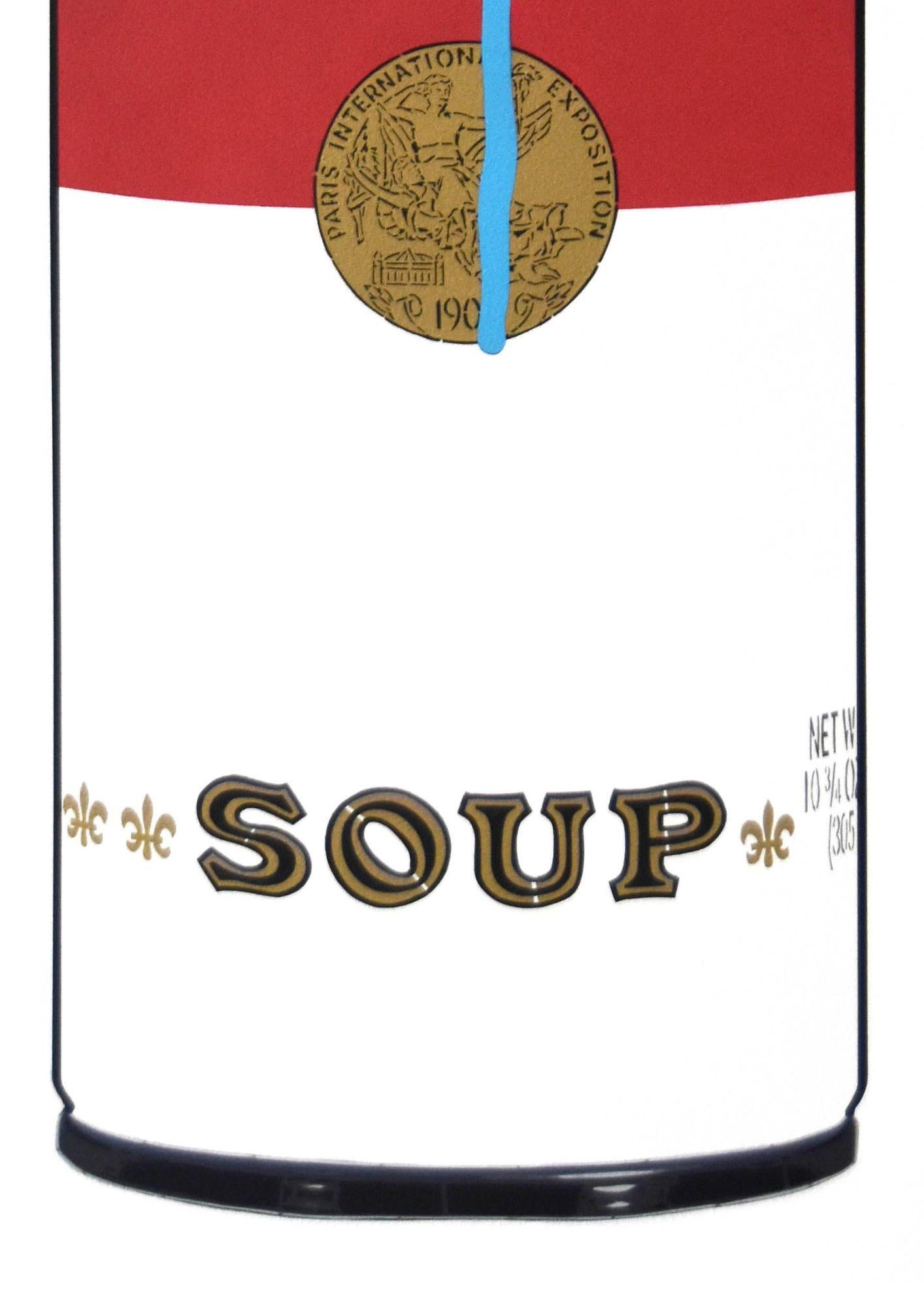 Coca-Soup 2024 (Goccia Blu) - Painting Pop Art di Campbell la Pun