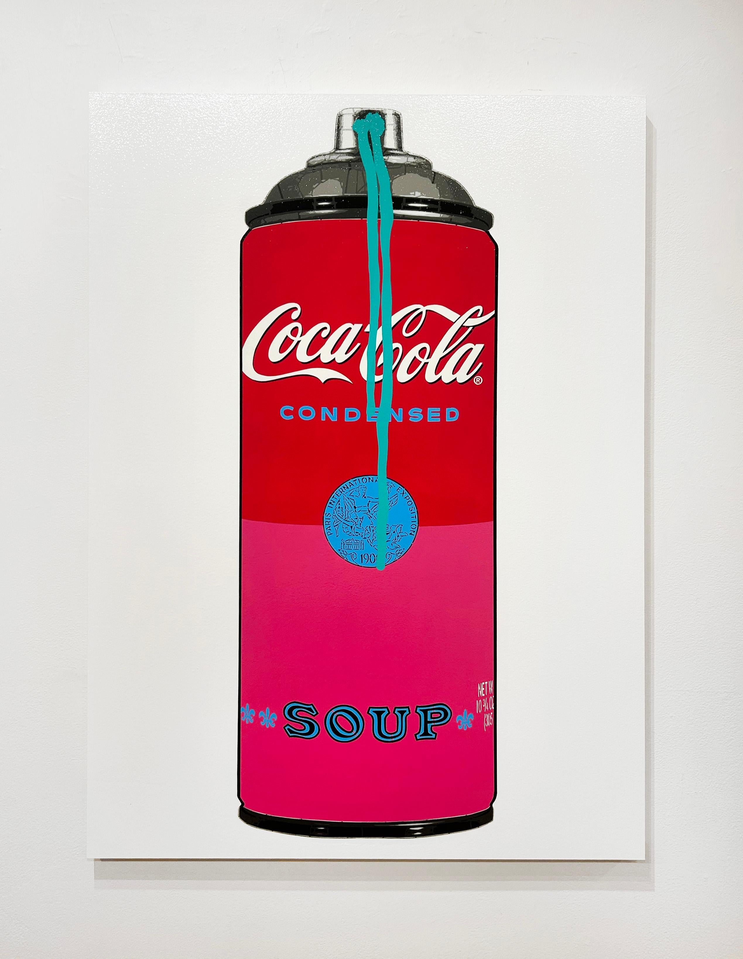 Ghiacciolo alla Coca-Soup - Famed - Painting Contemporaneo di Campbell la Pun