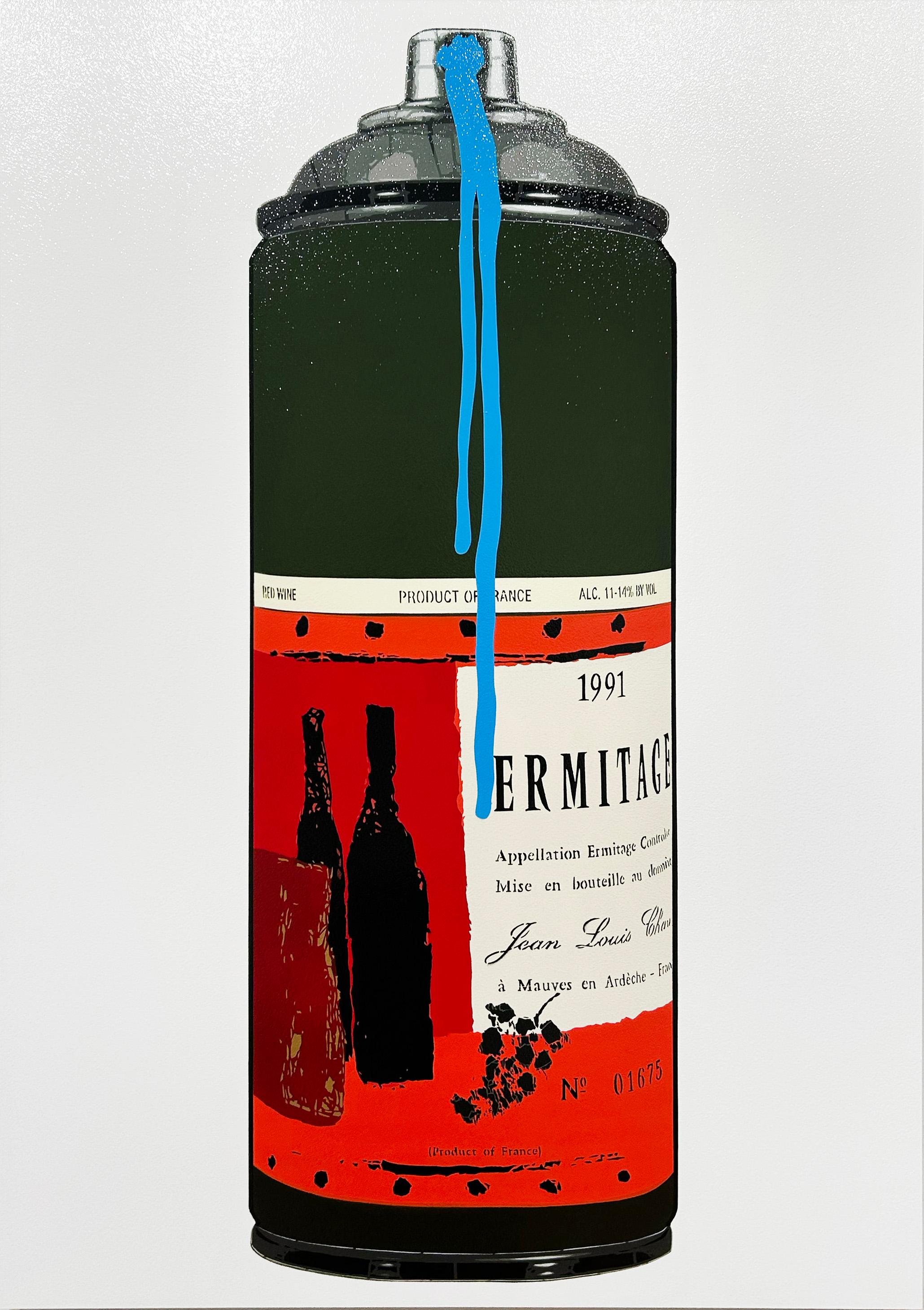Cuvee Catheun 1991 (Goteo Azul) - Painting de Campbell la Pun