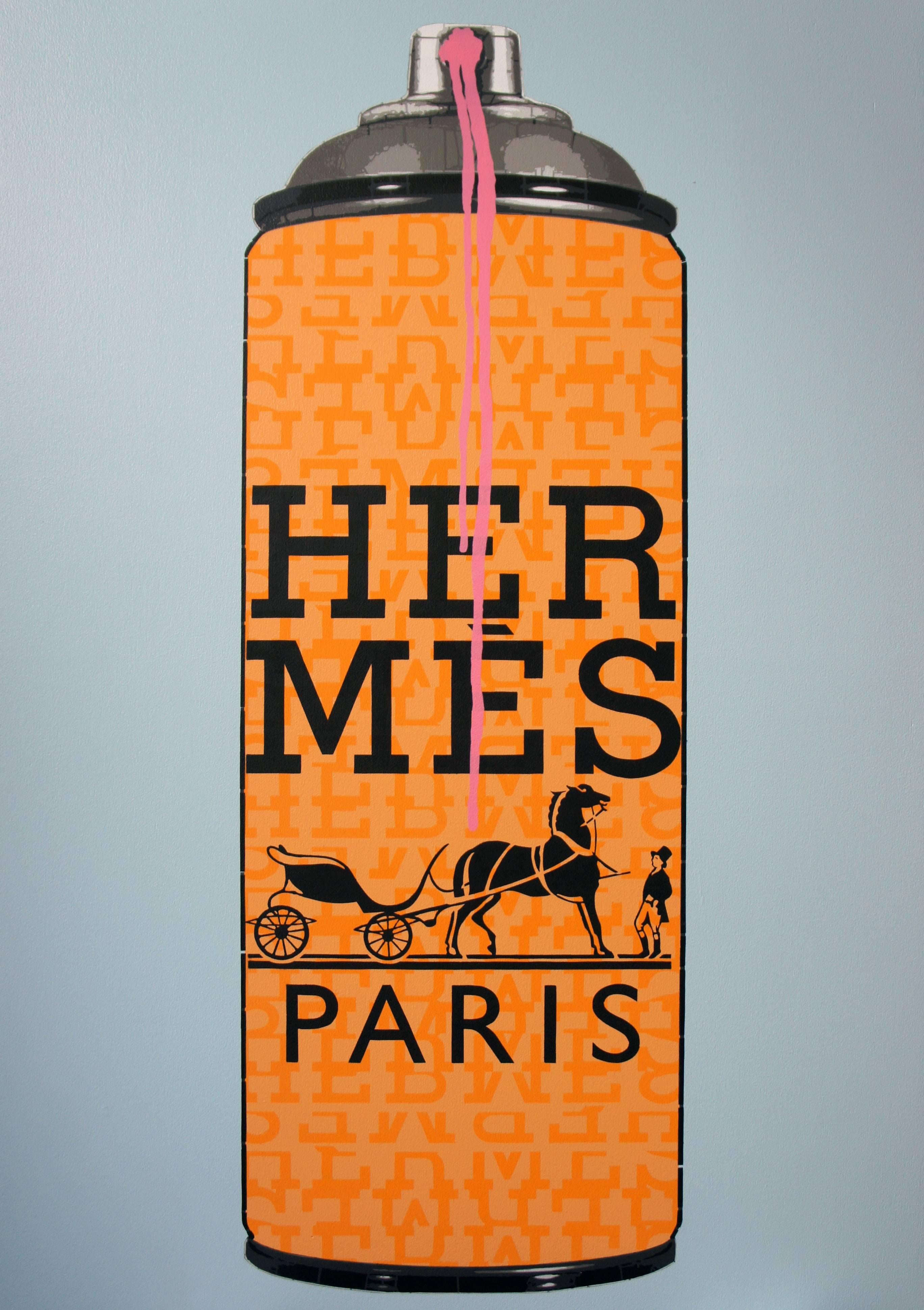 Hermes Cali - Painting by Campbell la Pun