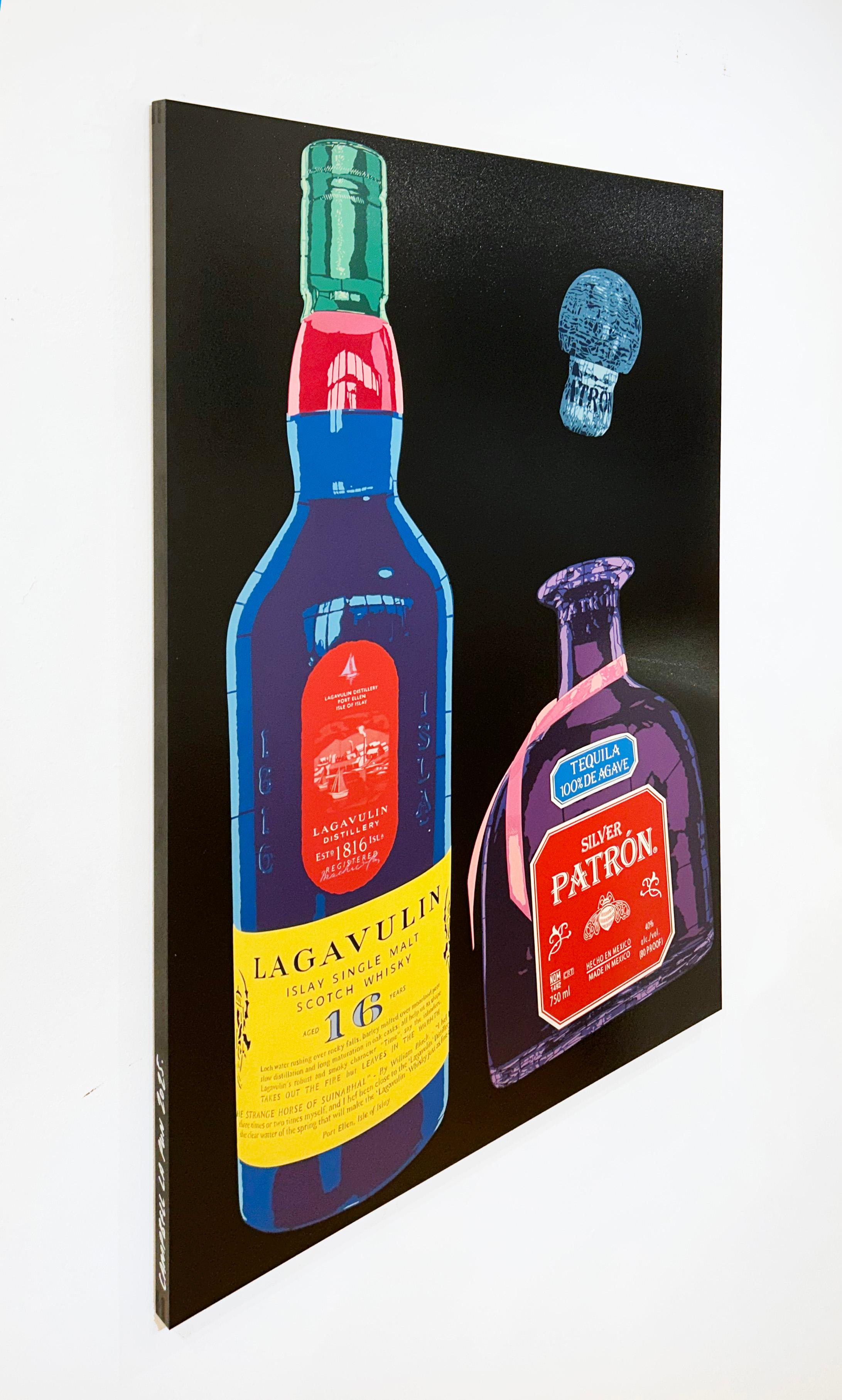 Artiste :  La Pun, Campbell
Titre :  Lagavulin Patron - Mushin
Série :  Lagavulin Patron
Date :  2025
Moyen :  Aérosol sur panneau
Sans cadre Dimensions :  57.5