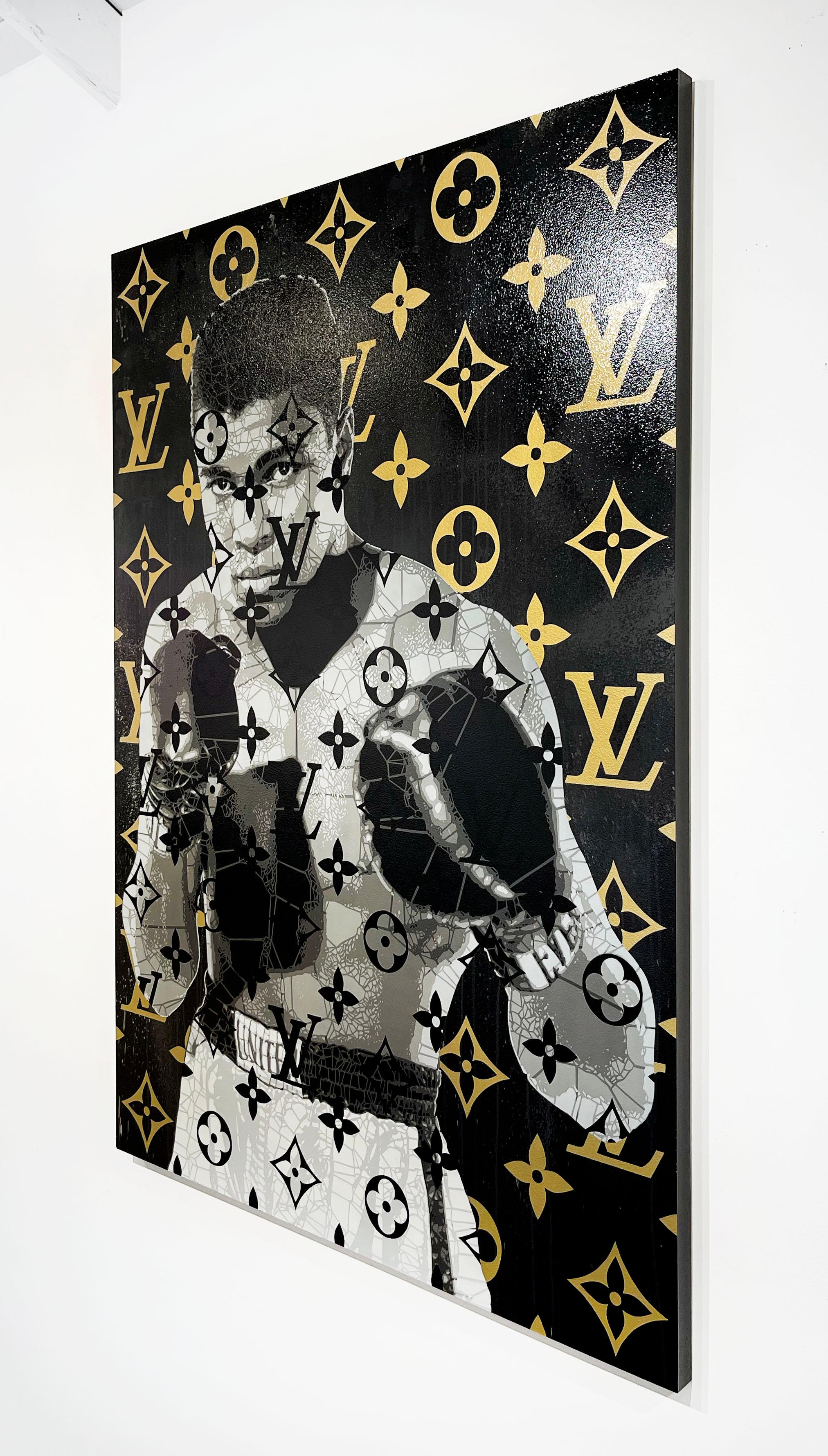 LV Ali - Agent - Contemporary Painting by Campbell la Pun