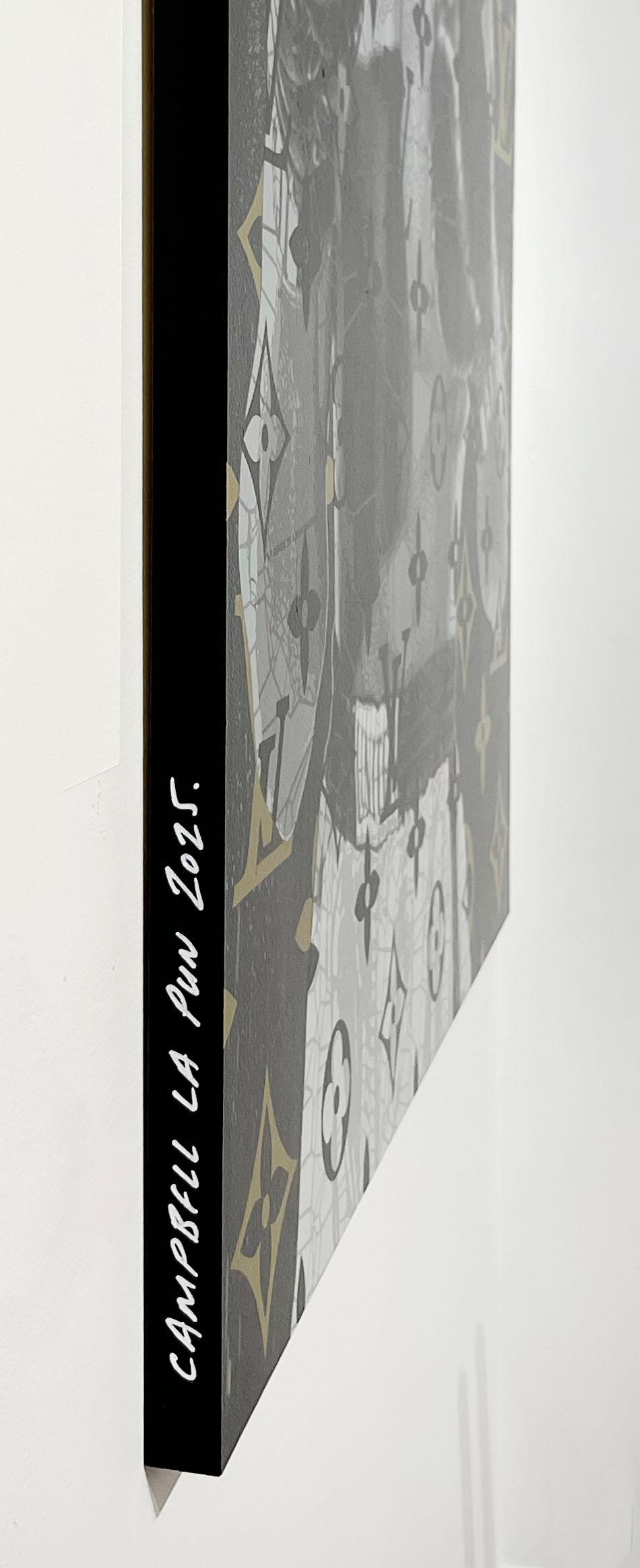 Artist:  La Pun, Campbell
Title:  LV Ali - Agent
Series:  Ali
Date:  2025
Medium:  Aerosol on Panel
Unframed Dimensions:  57.5