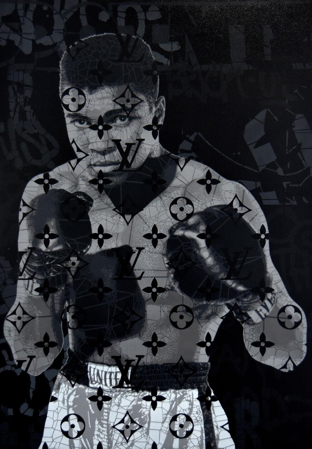 LV Ali - Painting by Campbell la Pun