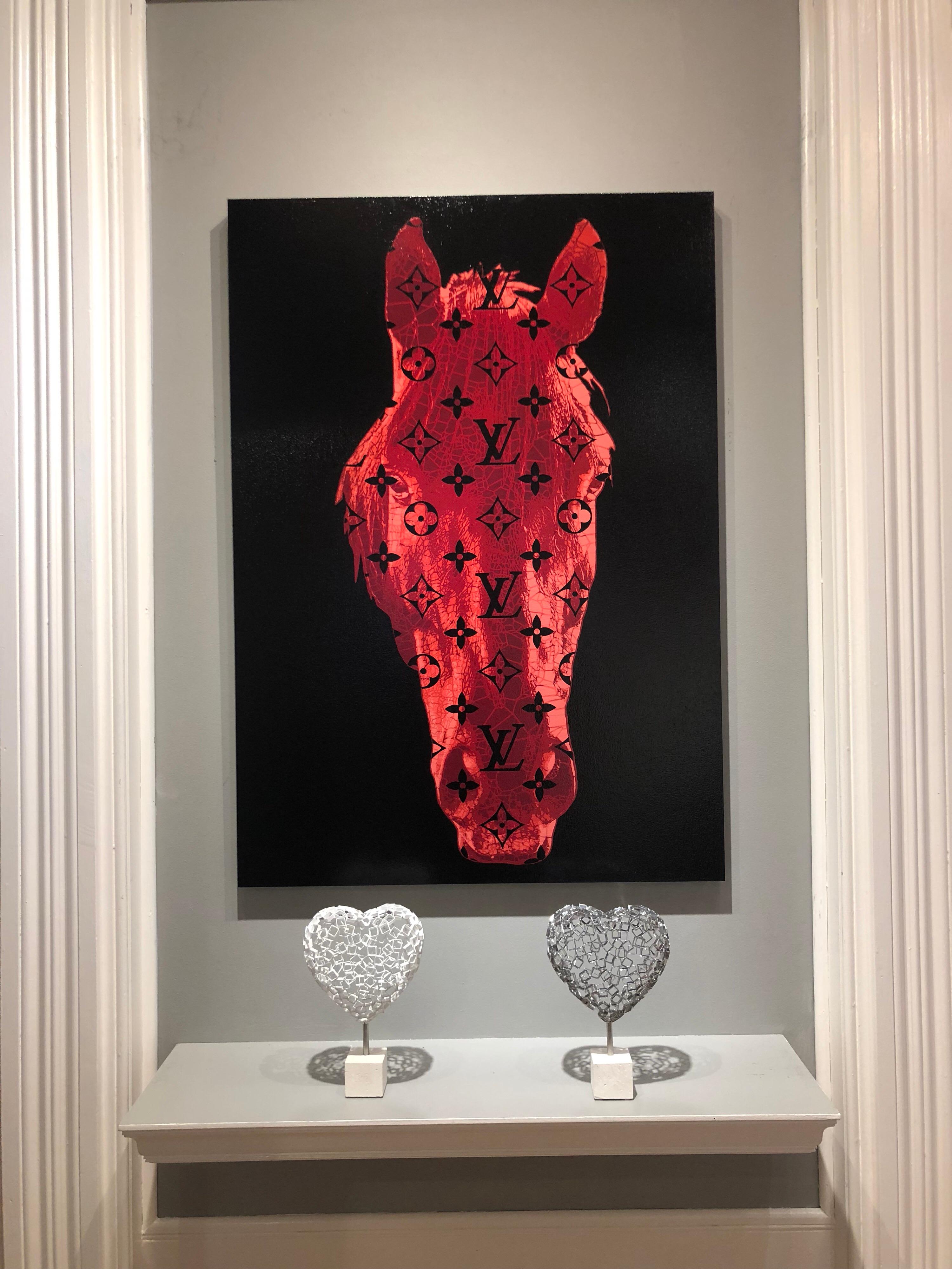 LV Stallion October - Contemporary Painting by Campbell la Pun