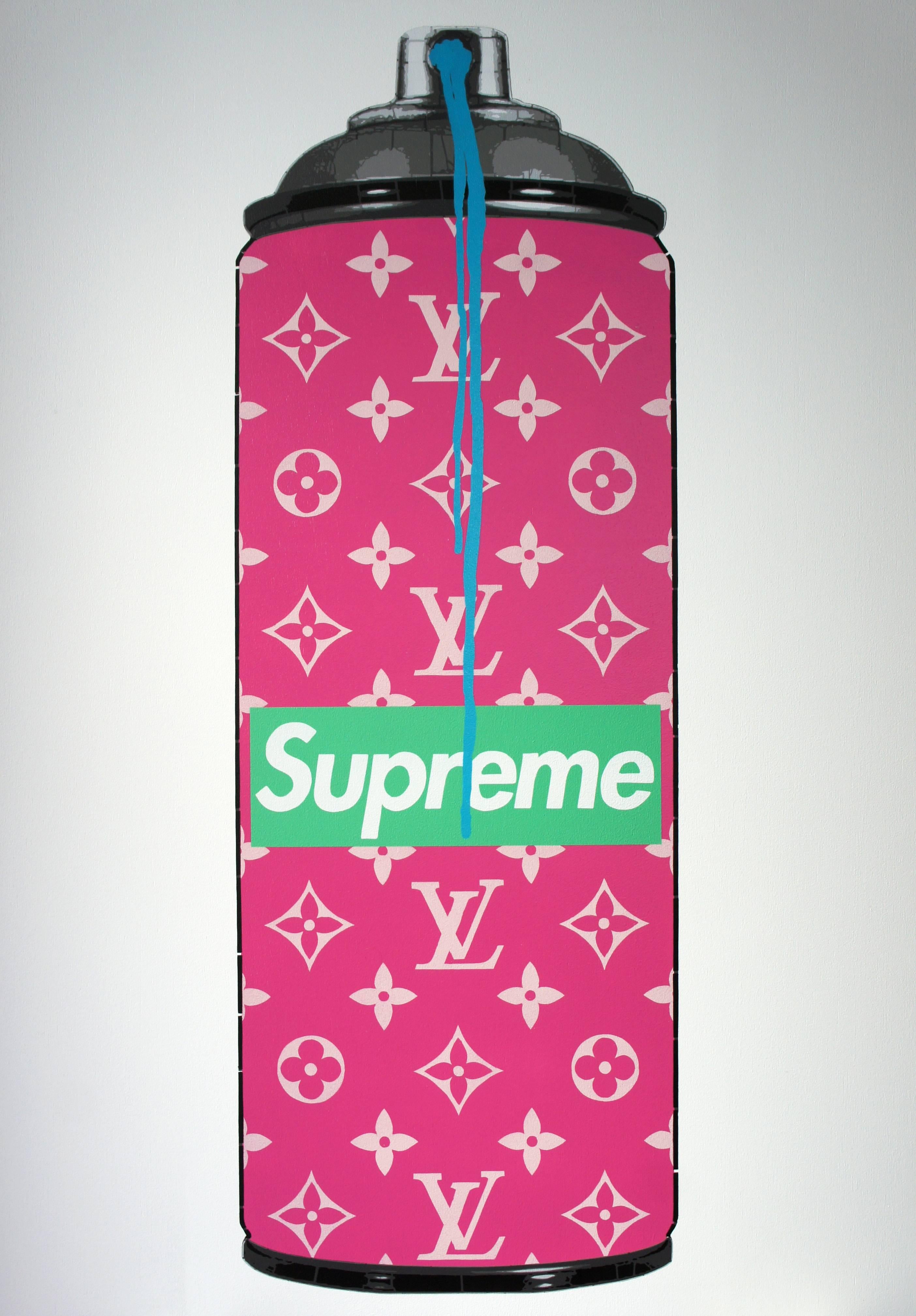 LV Supreme Wonka - Painting by Campbell la Pun