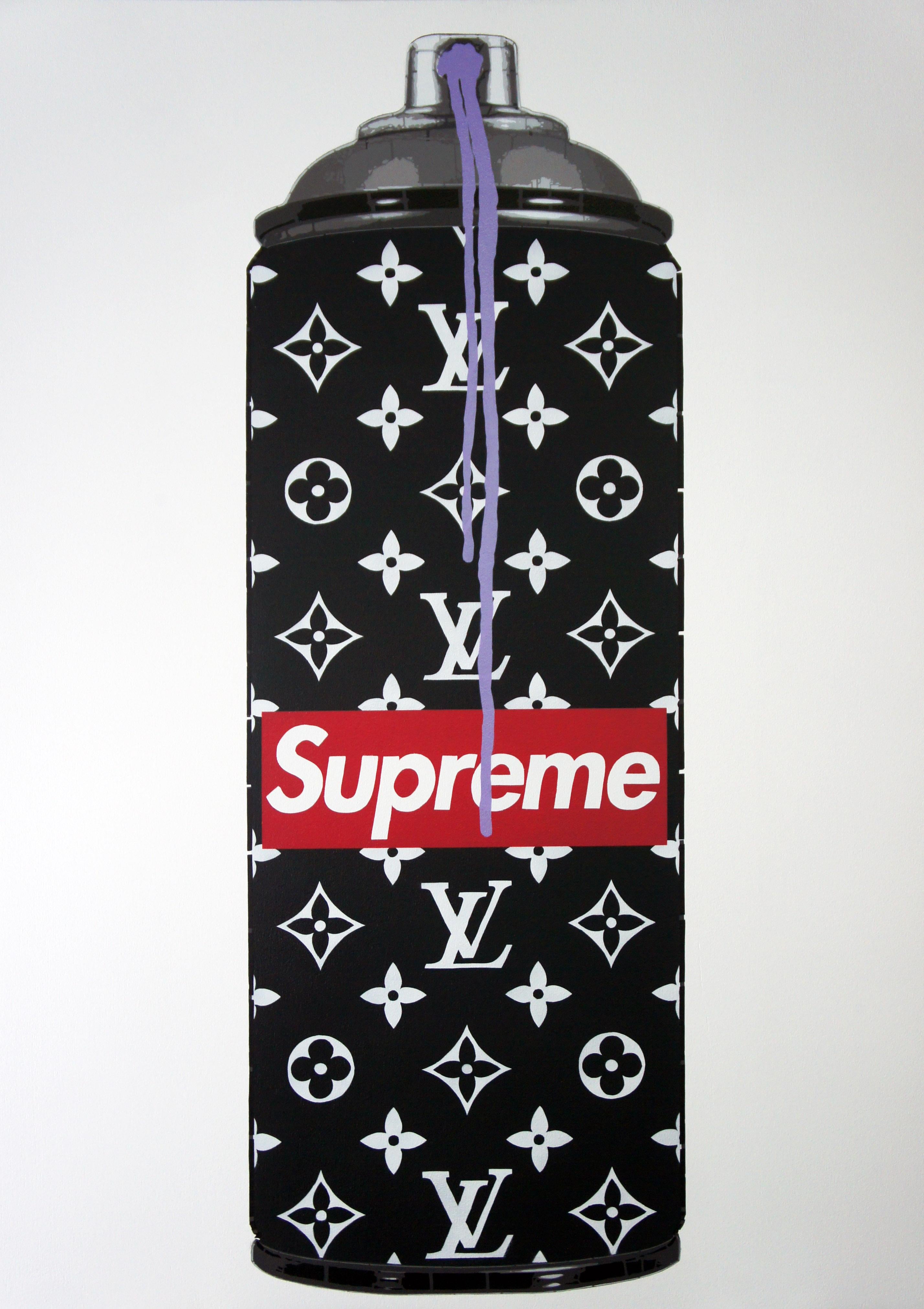 LV Supreme Zurich - Painting by Campbell la Pun