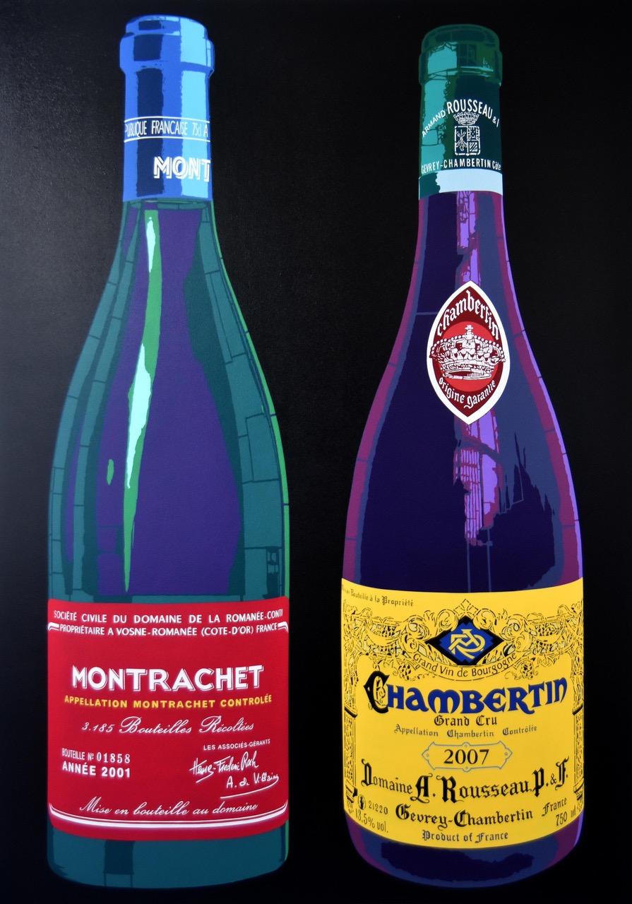 Montrachet Chambertin – Odyssee – Painting von Campbell la Pun