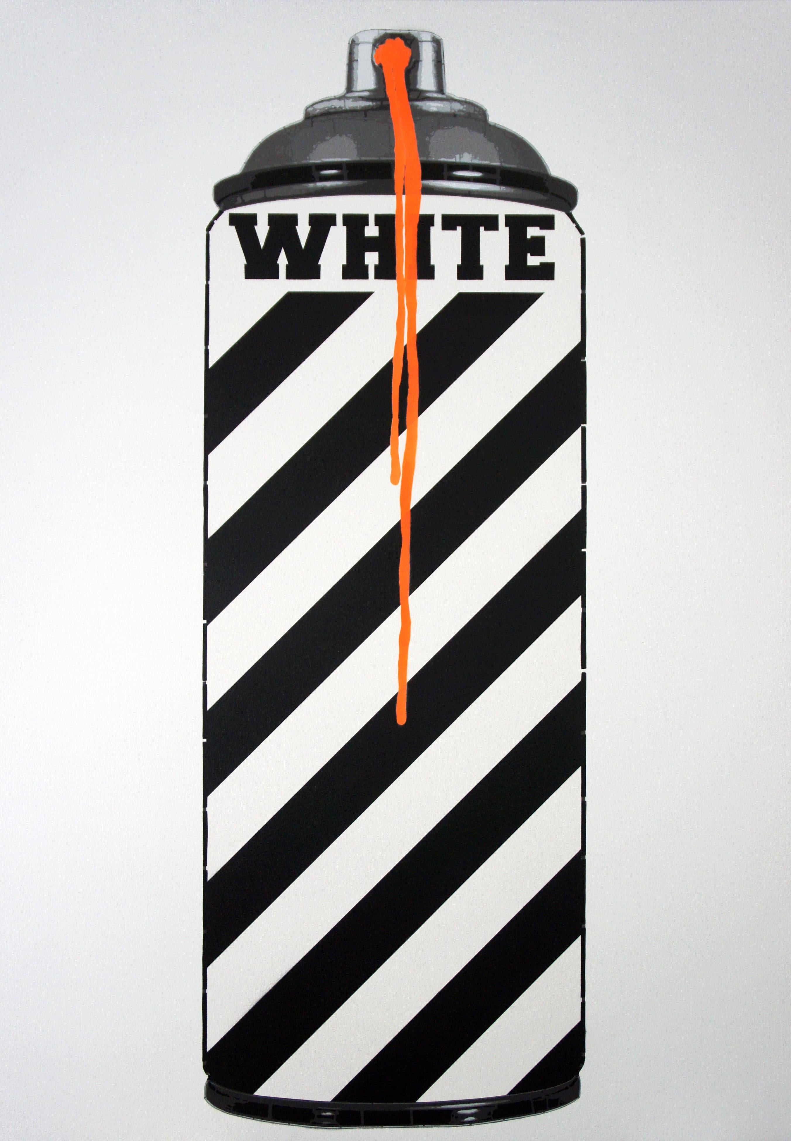 Off White Quattro - Painting by Campbell la Pun