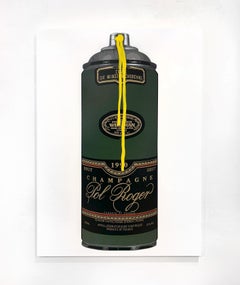 Pol Roger (1990 yellow drip)
