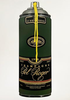 Pol Roger (1990 yellow drip)