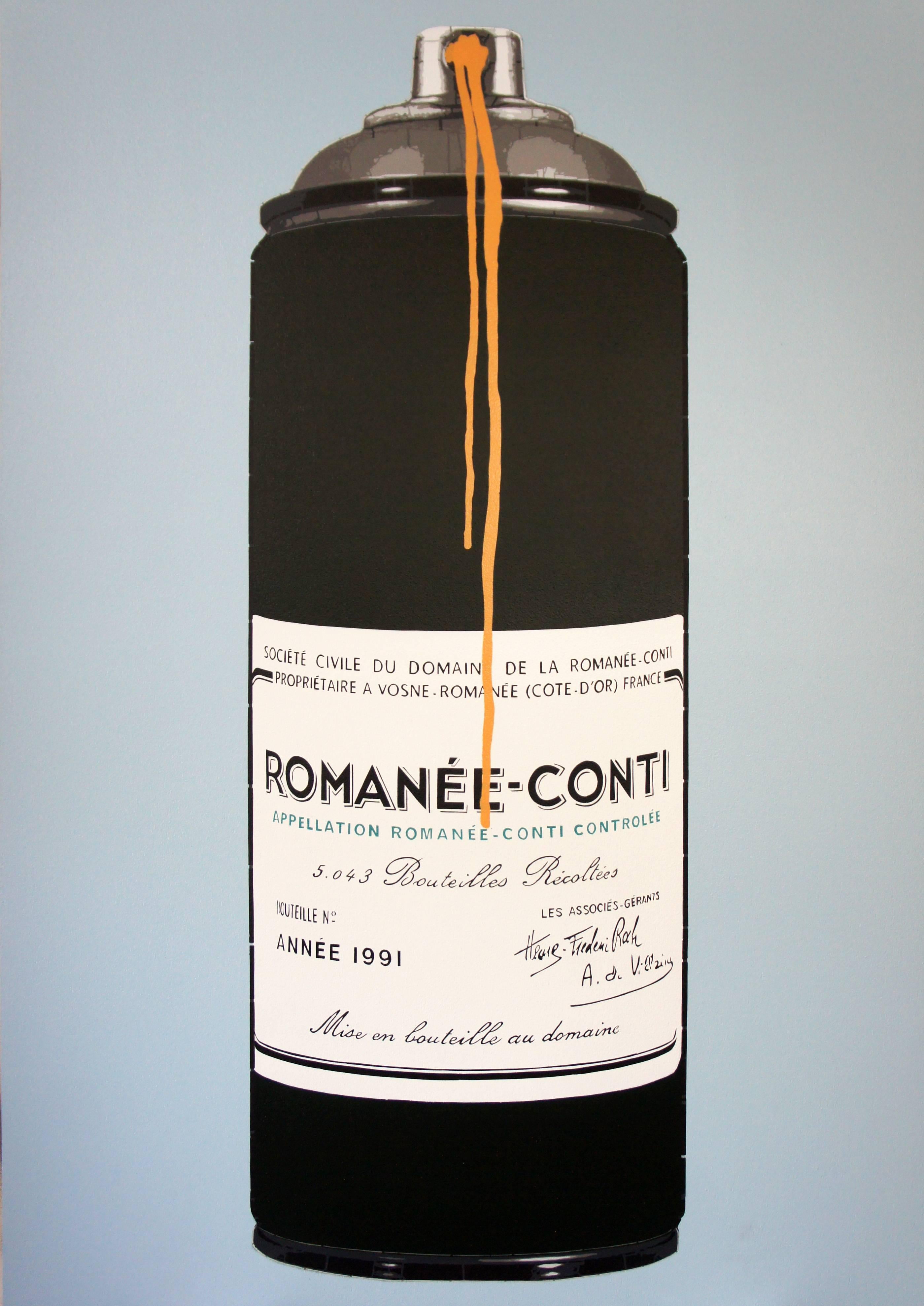 Romanee Conti - Painting by Campbell la Pun